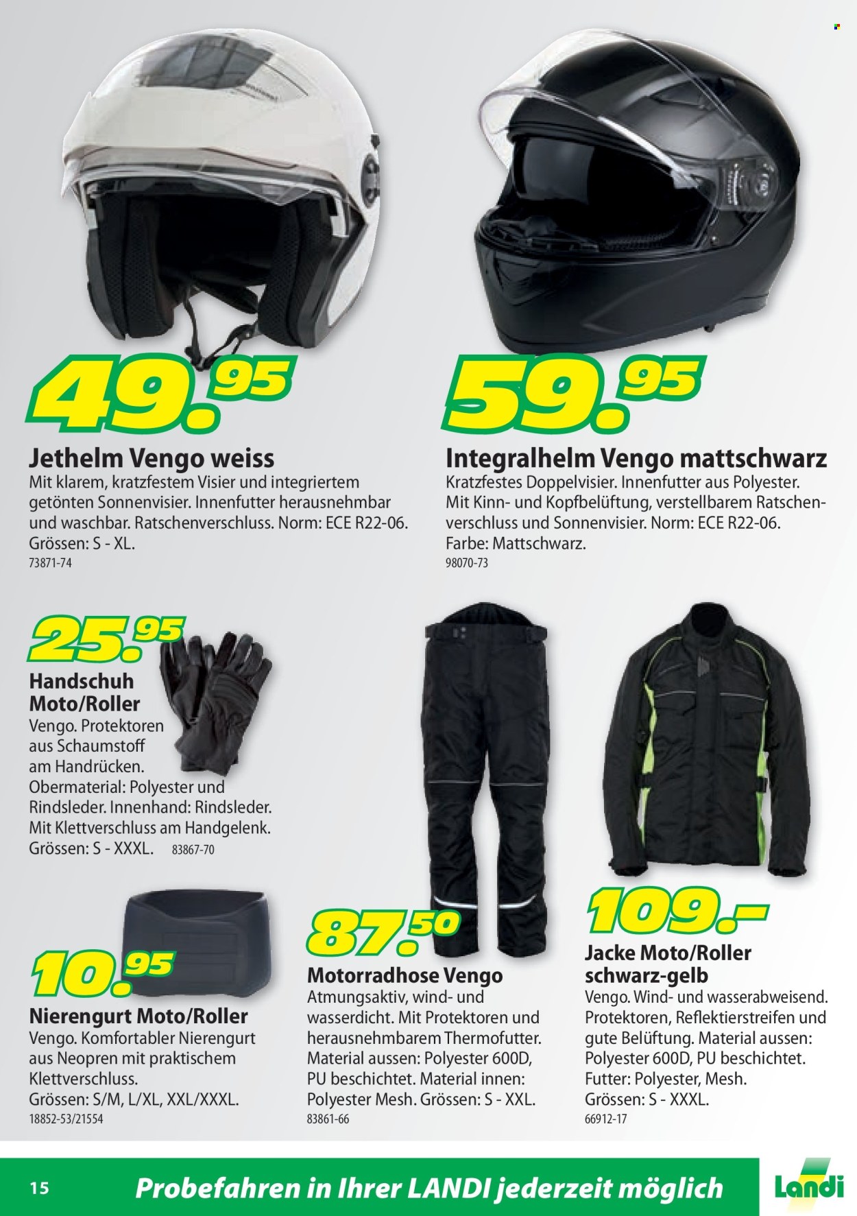 Catalogue Landi. Page 15. Page 15