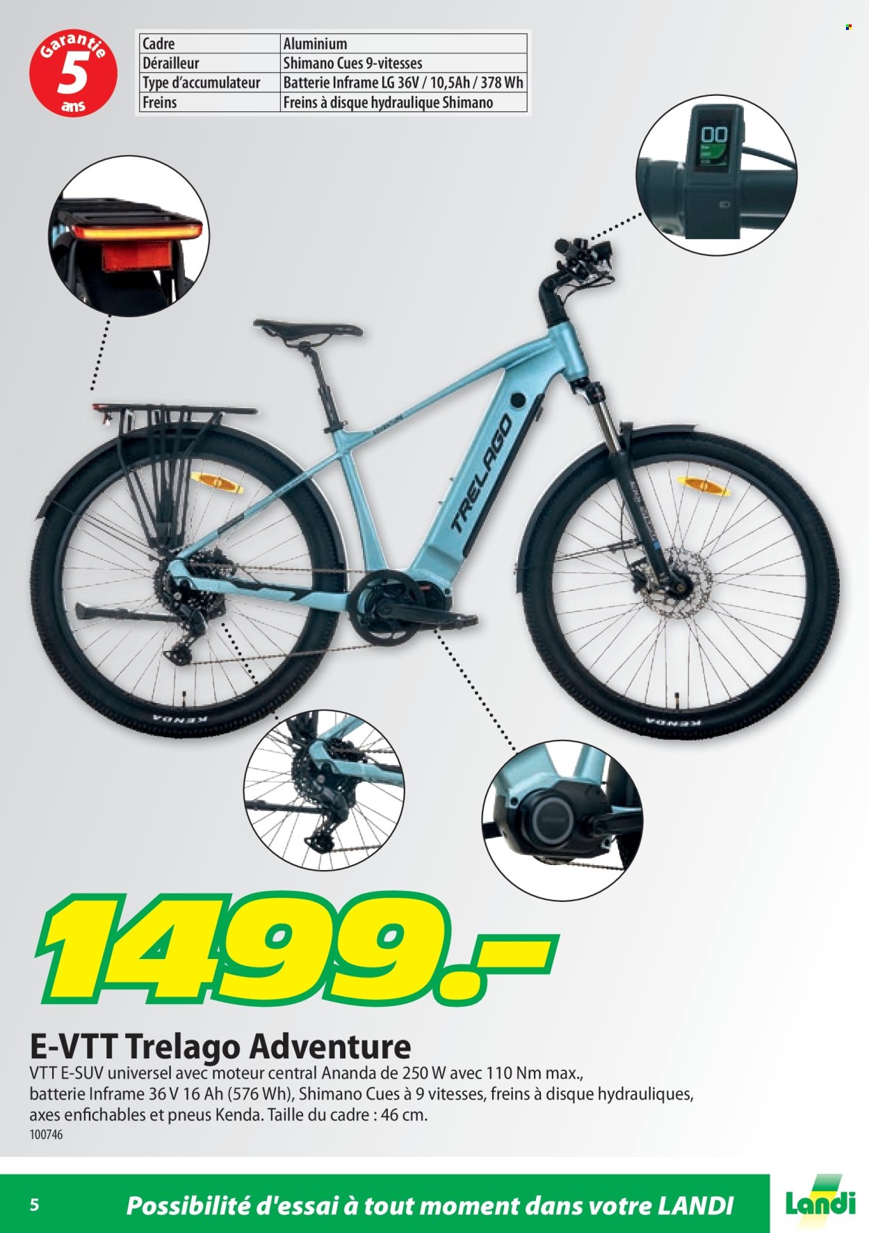 Catalogue Landi. Page 5.