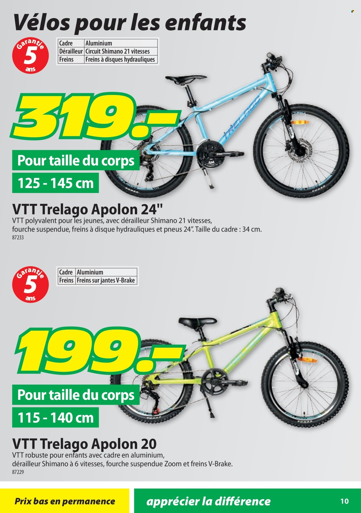 Catalogue Landi. Page 10.