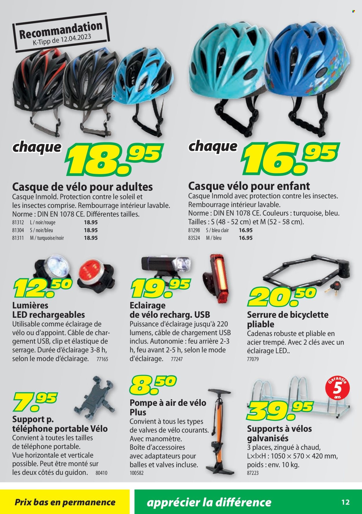 Catalogue Landi. Page 12.