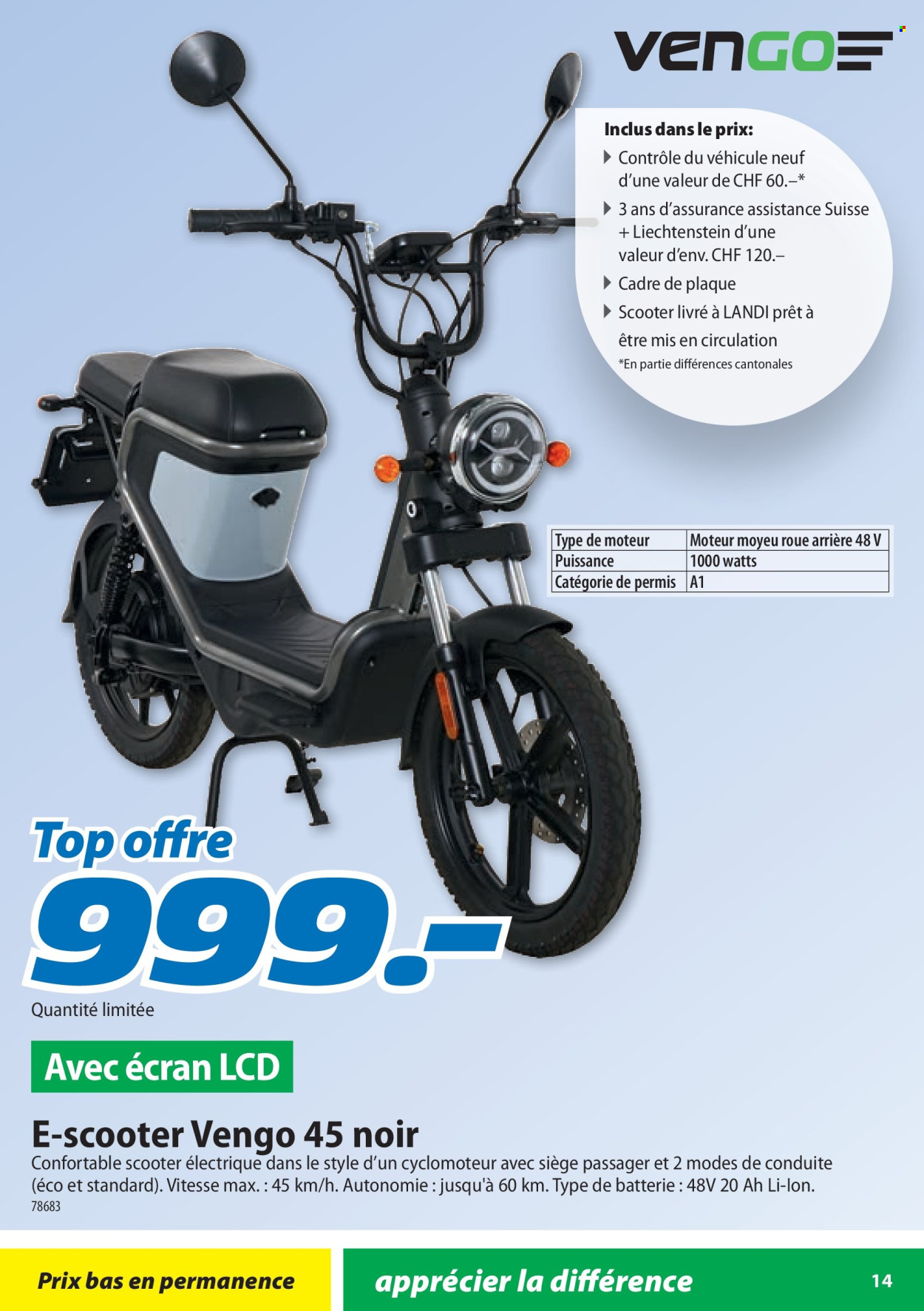 Catalogue Landi. Page 14.