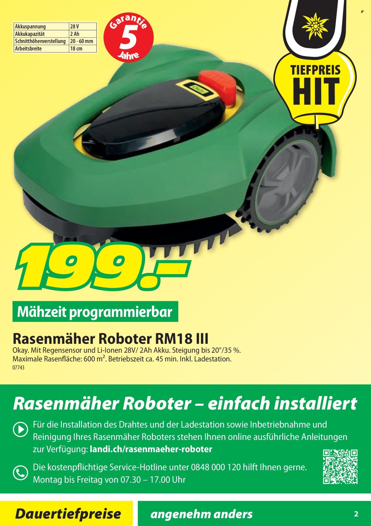 Catalogue Landi. Page 2.