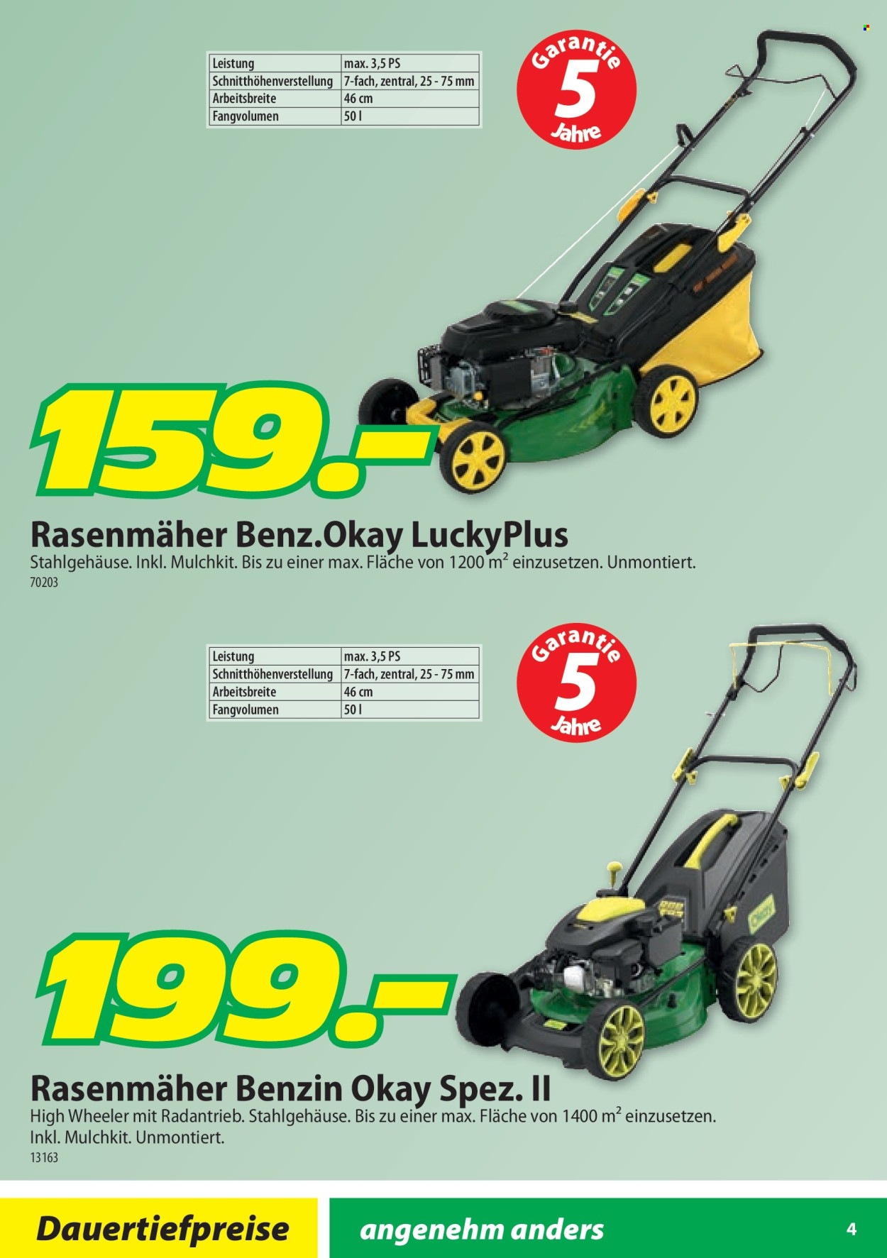 Catalogue Landi. Page 4.