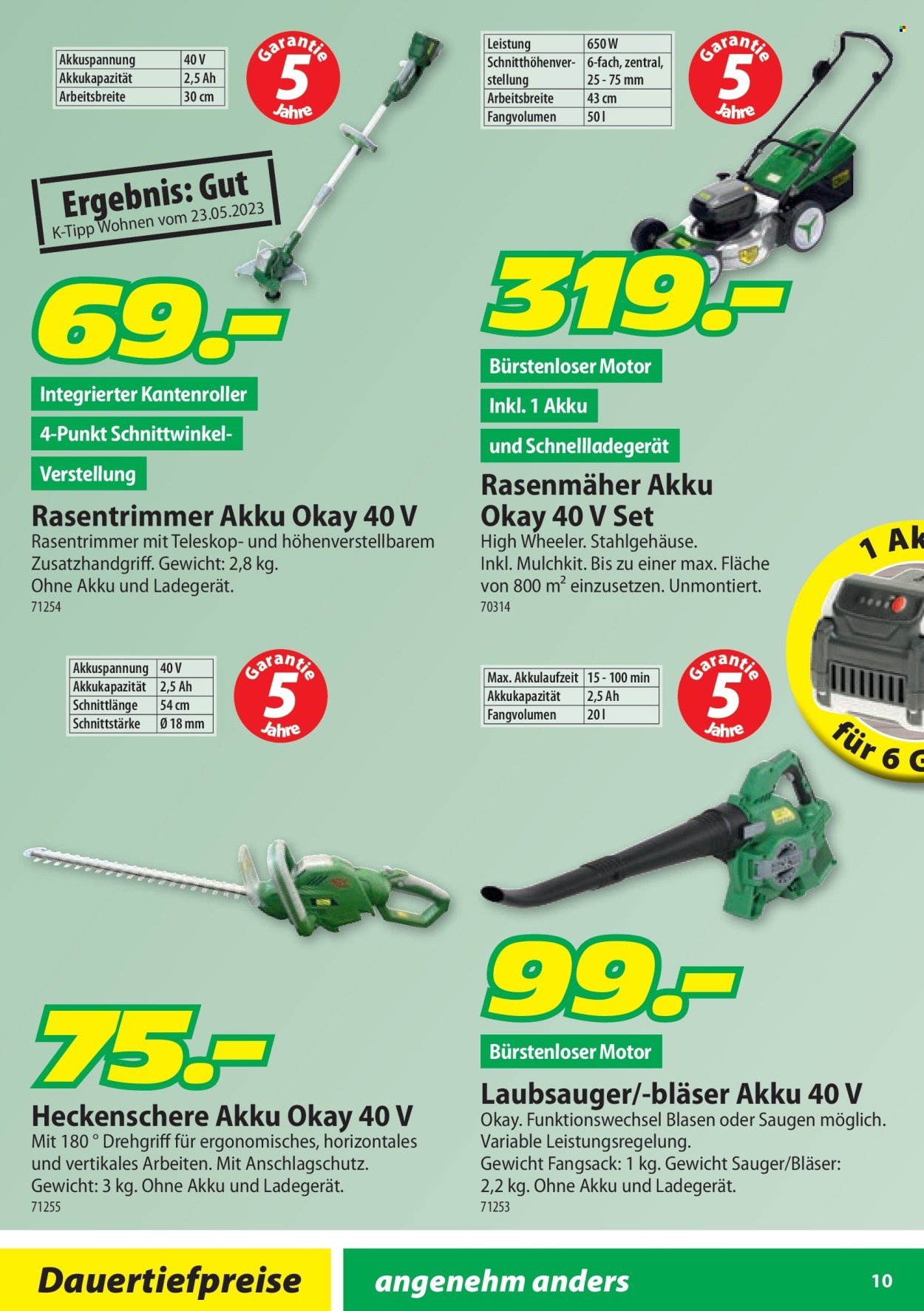 Catalogue Landi. Page 10.
