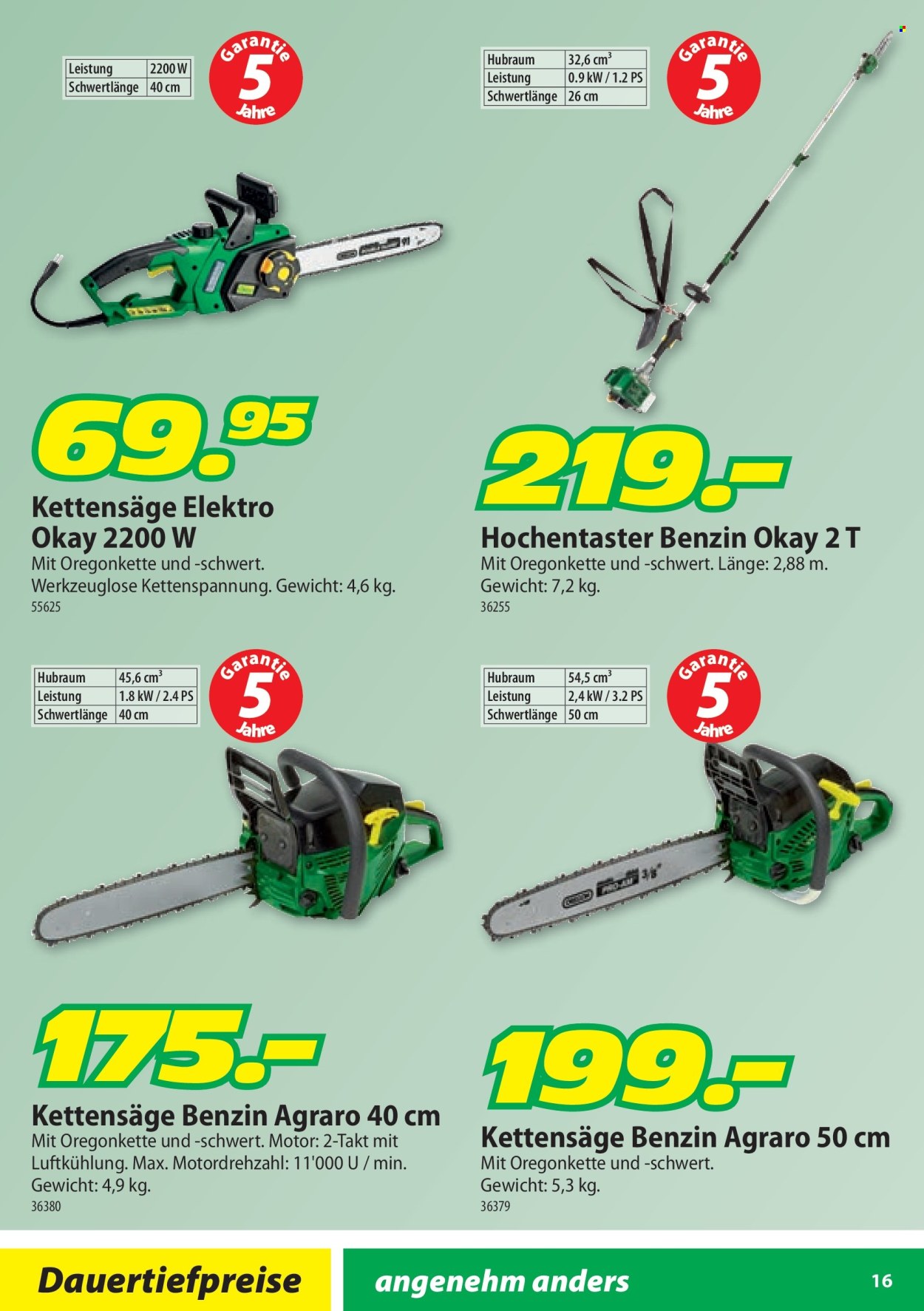 Catalogue Landi. Page 16.