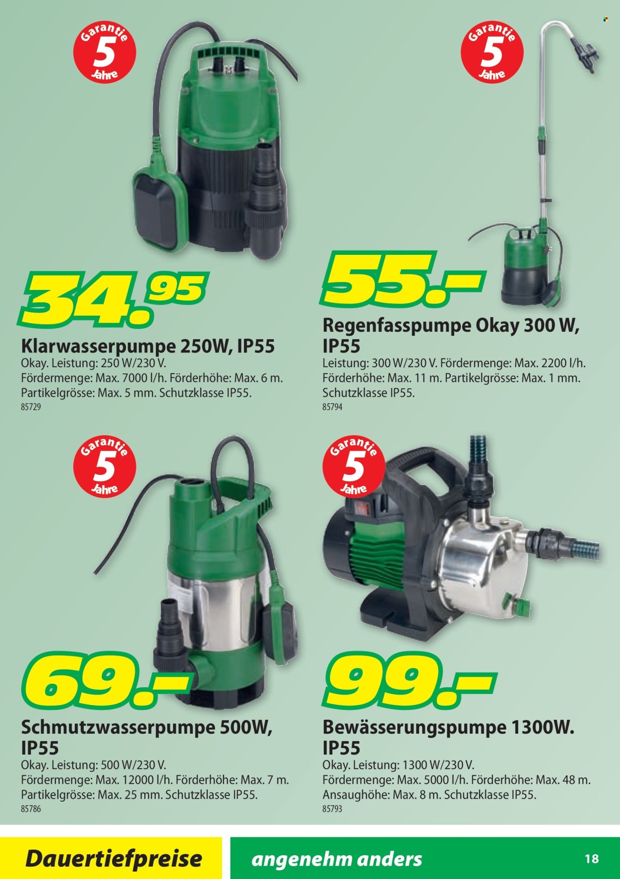 Catalogue Landi. Page 18.