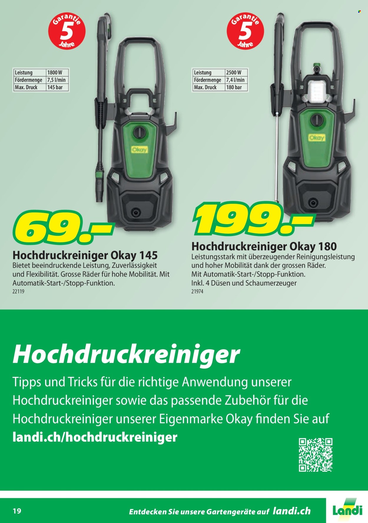 Catalogue Landi. Page 19.