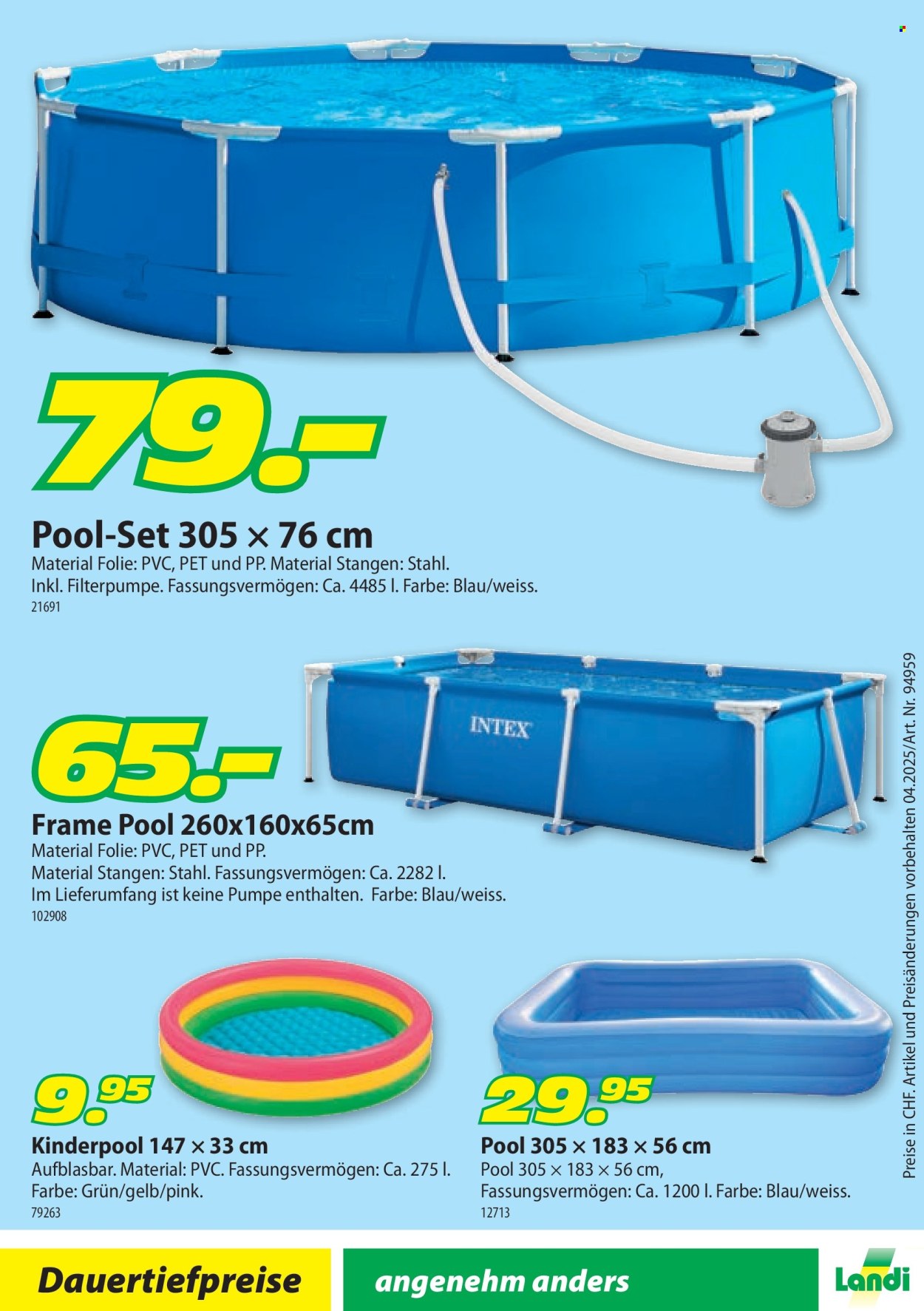 Catalogue Landi. Page 12.