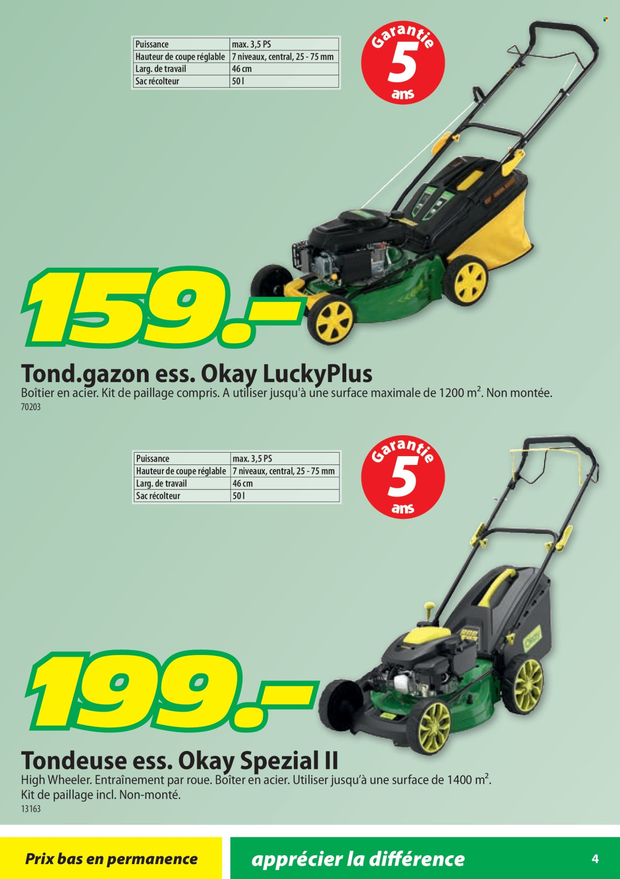 Catalogue Landi. Page 4.