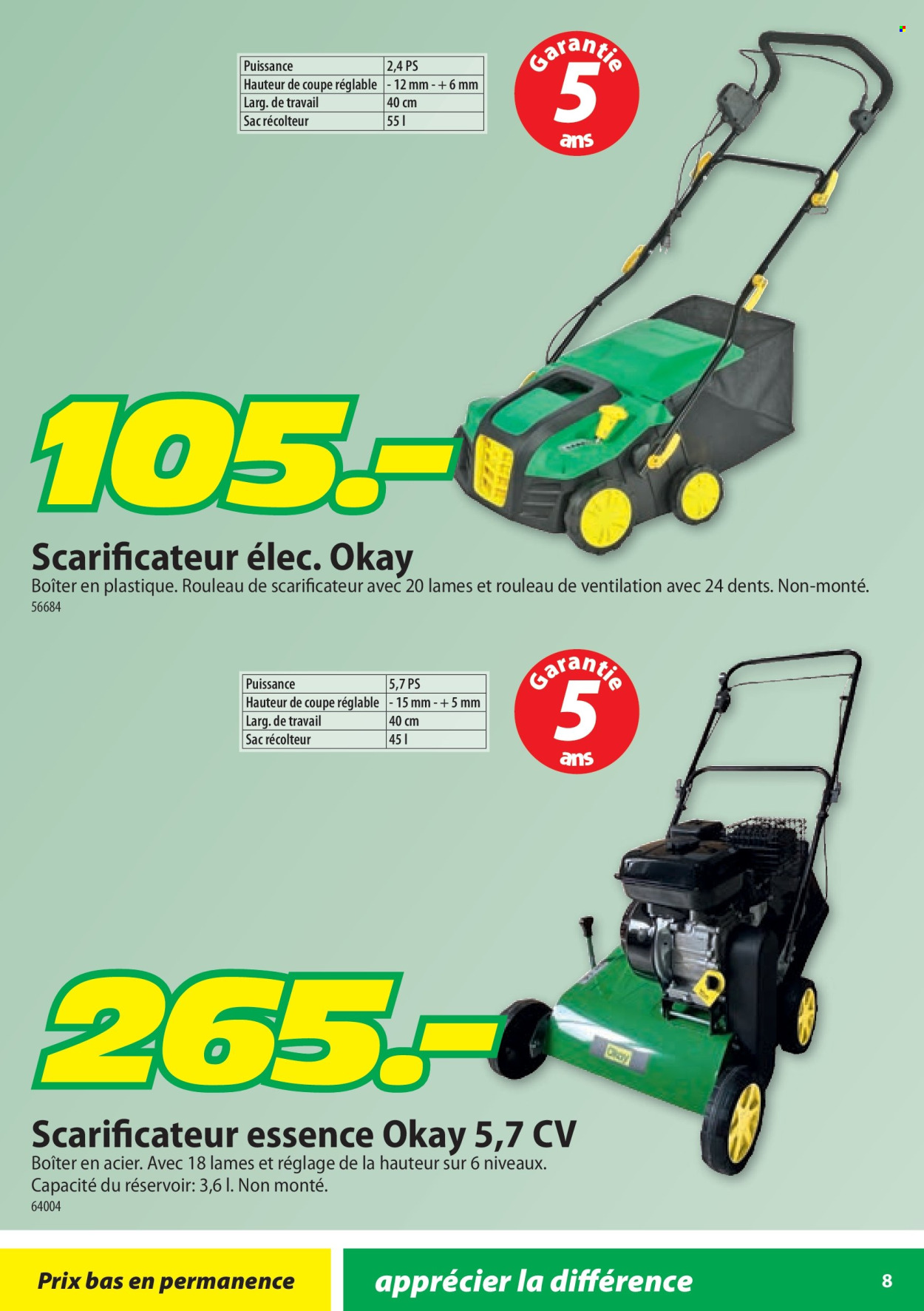 Catalogue Landi. Page 8.