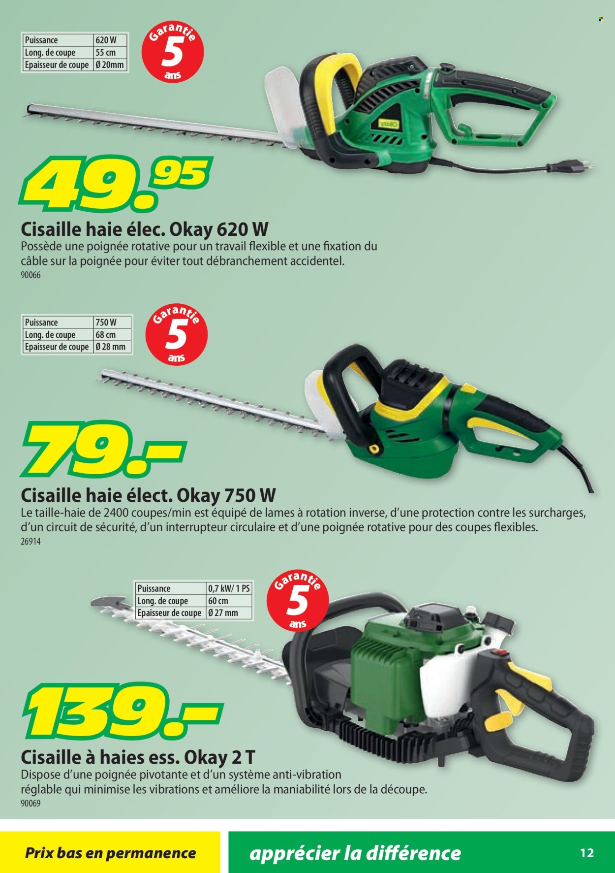 Catalogue Landi. Page 12.