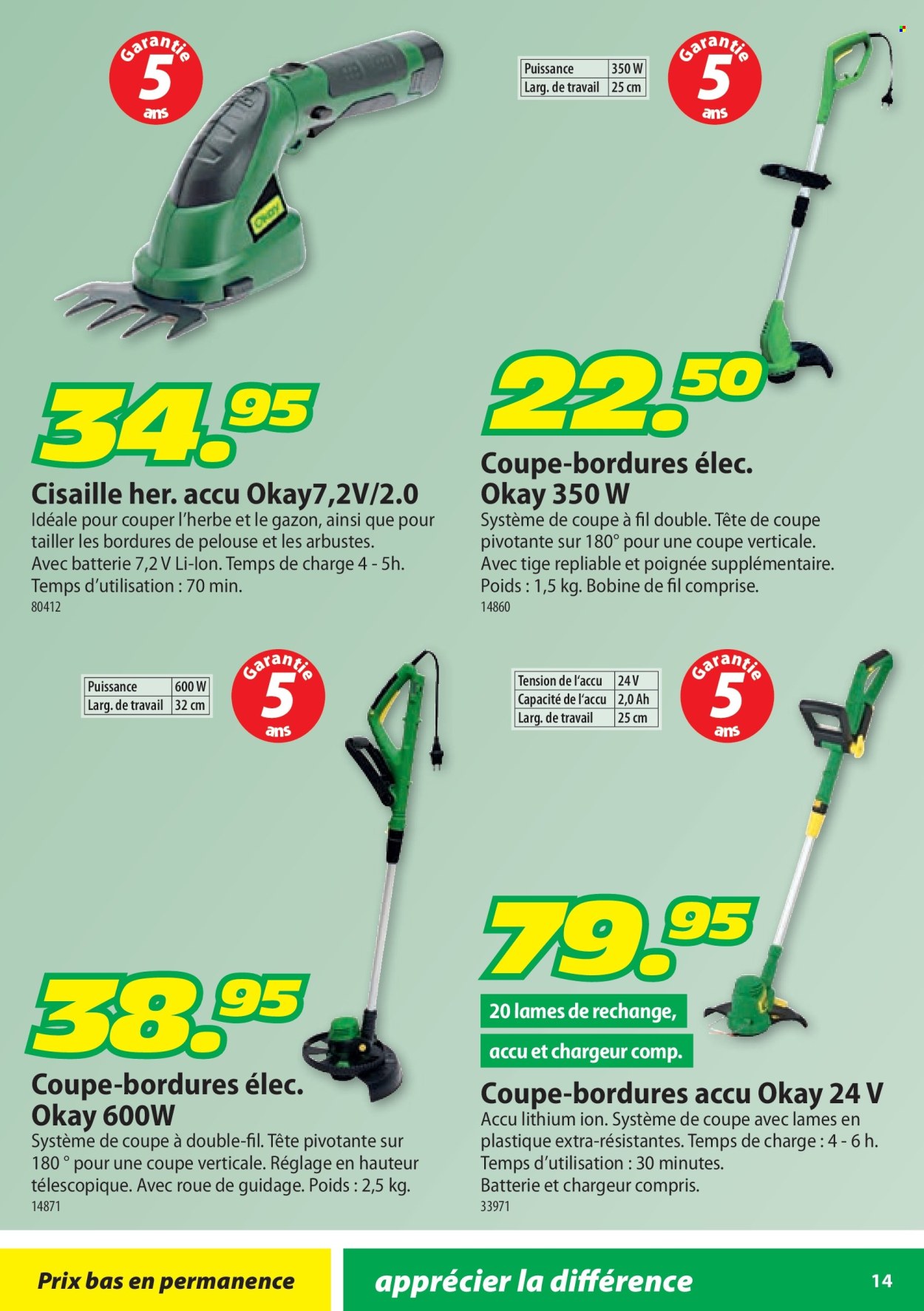 Catalogue Landi. Page 14.
