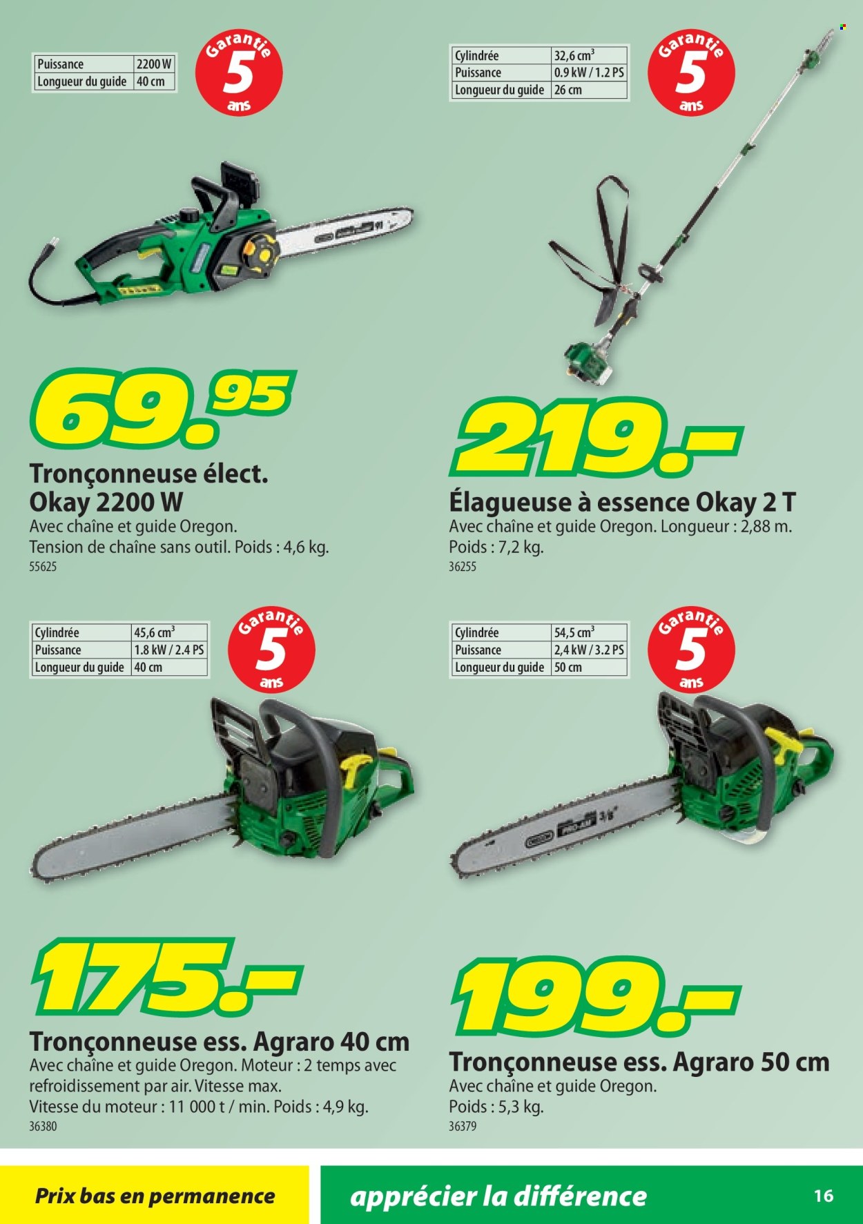 Catalogue Landi. Page 16.