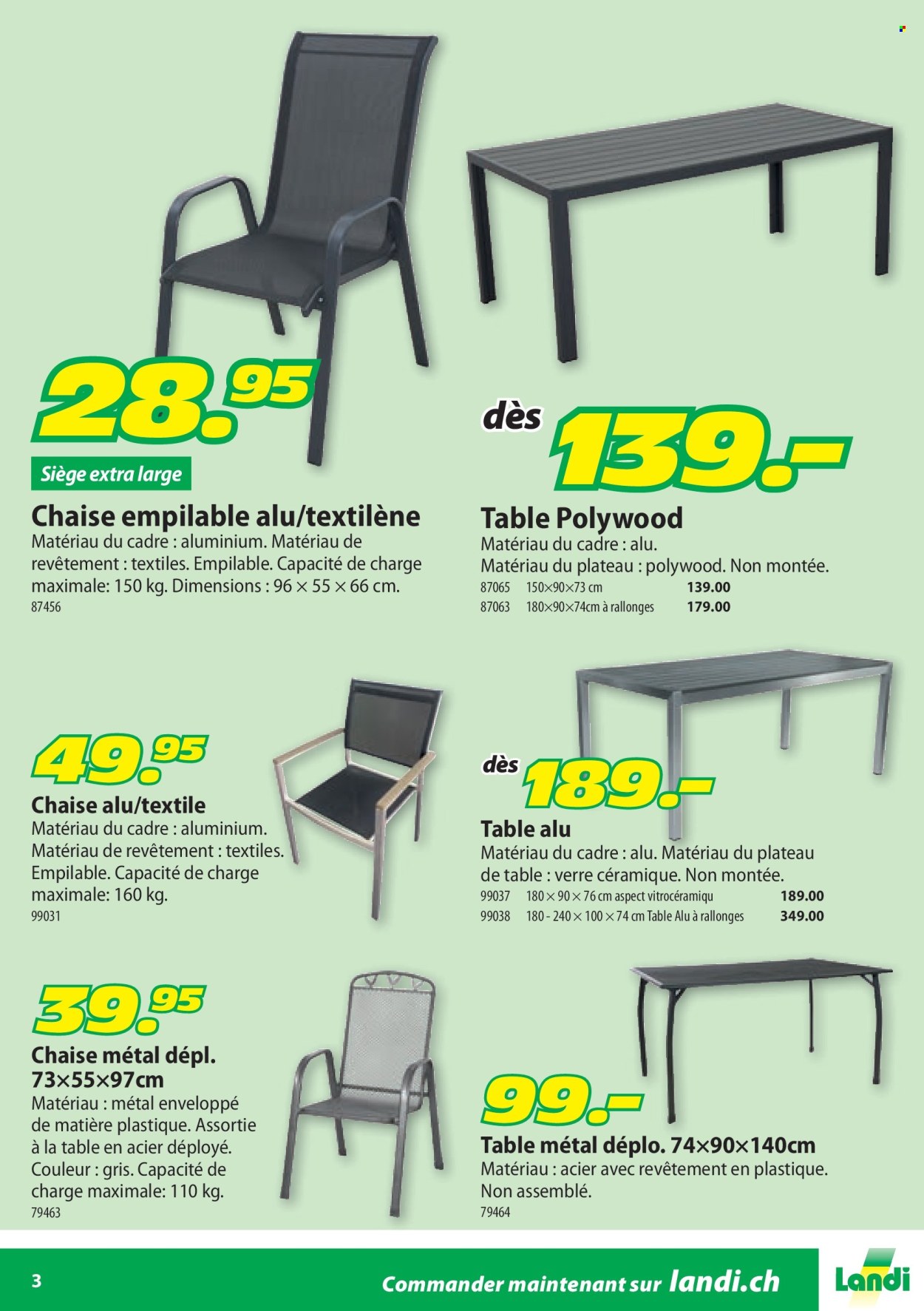 Catalogue Landi. Page 3. Page 3