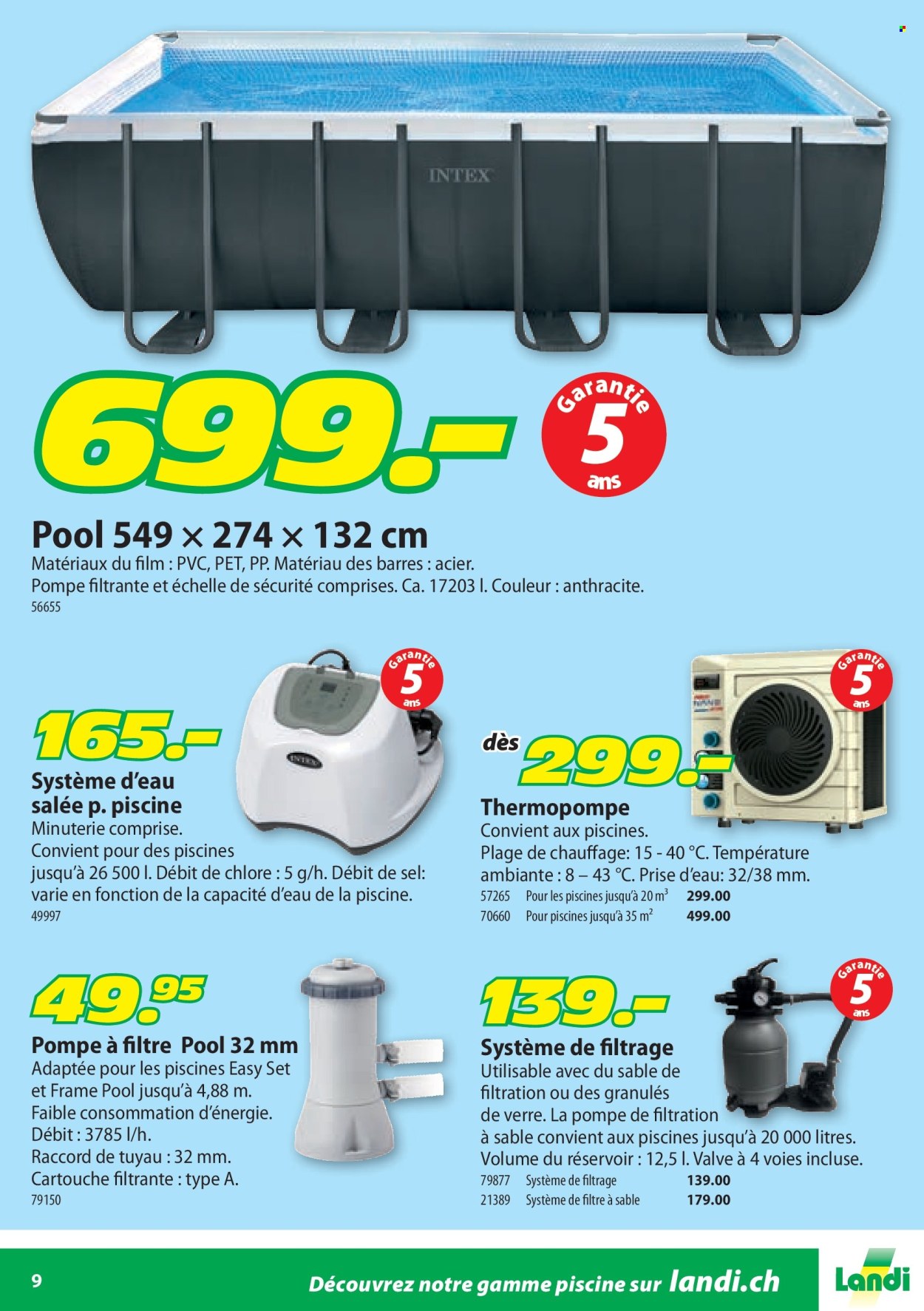 Catalogue Landi. Page 9. Page 9