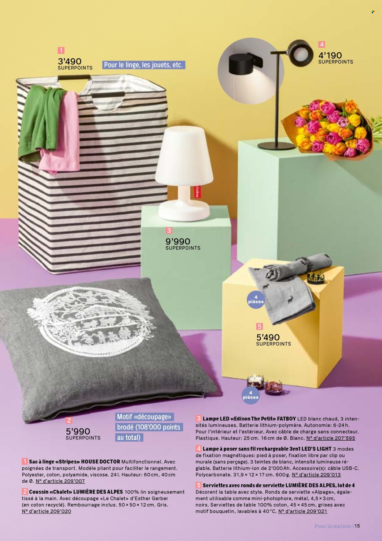 Catalogue Coop. Page 15.