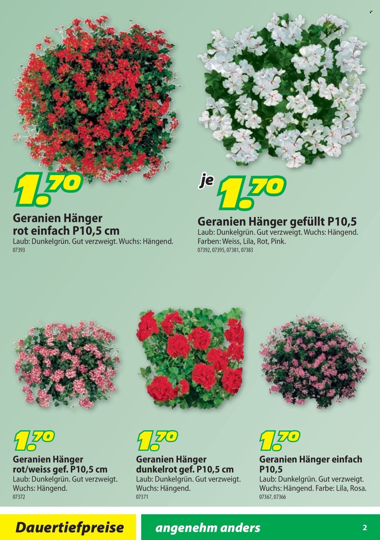 Catalogue Landi. Page 2.