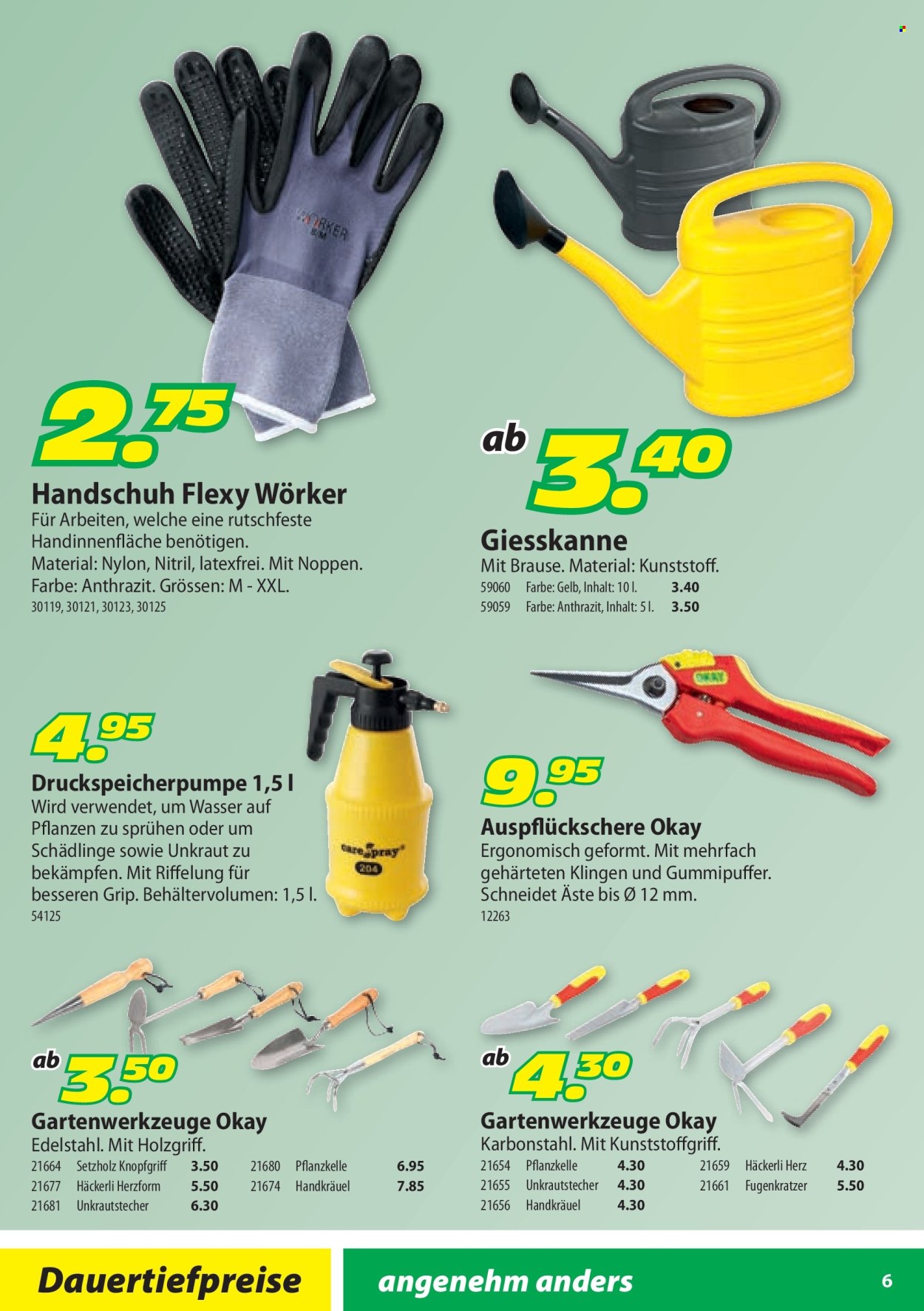 Catalogue Landi. Page 6.