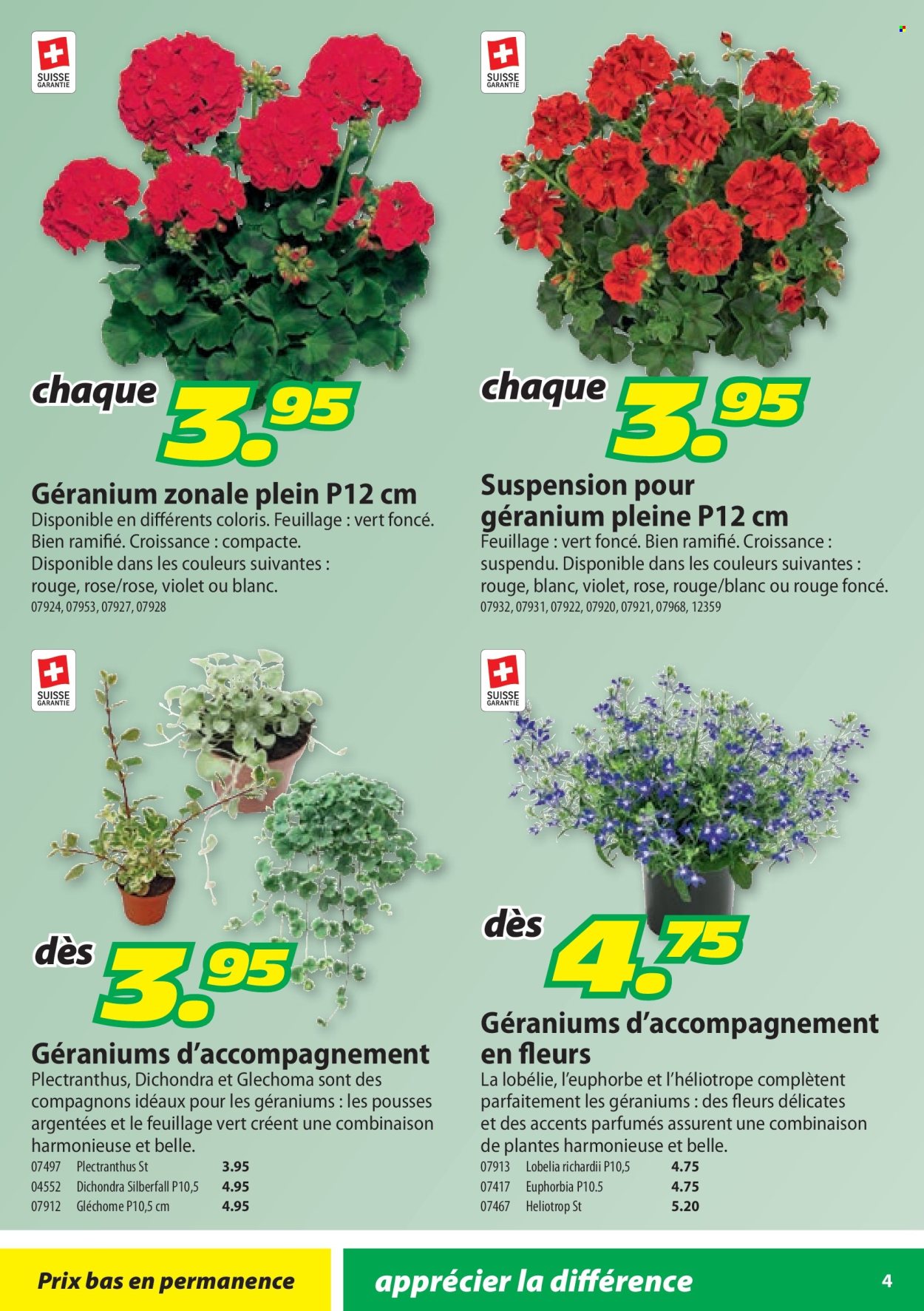 Catalogue Landi. Page 4.
