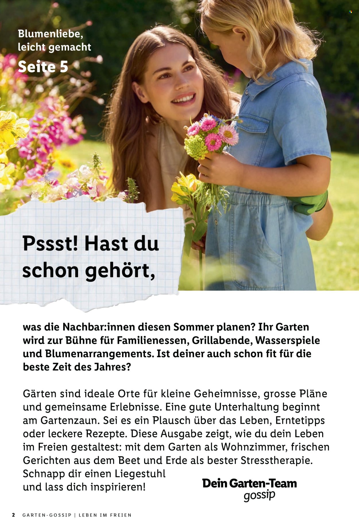 Catalogue Lidl. Page 2.