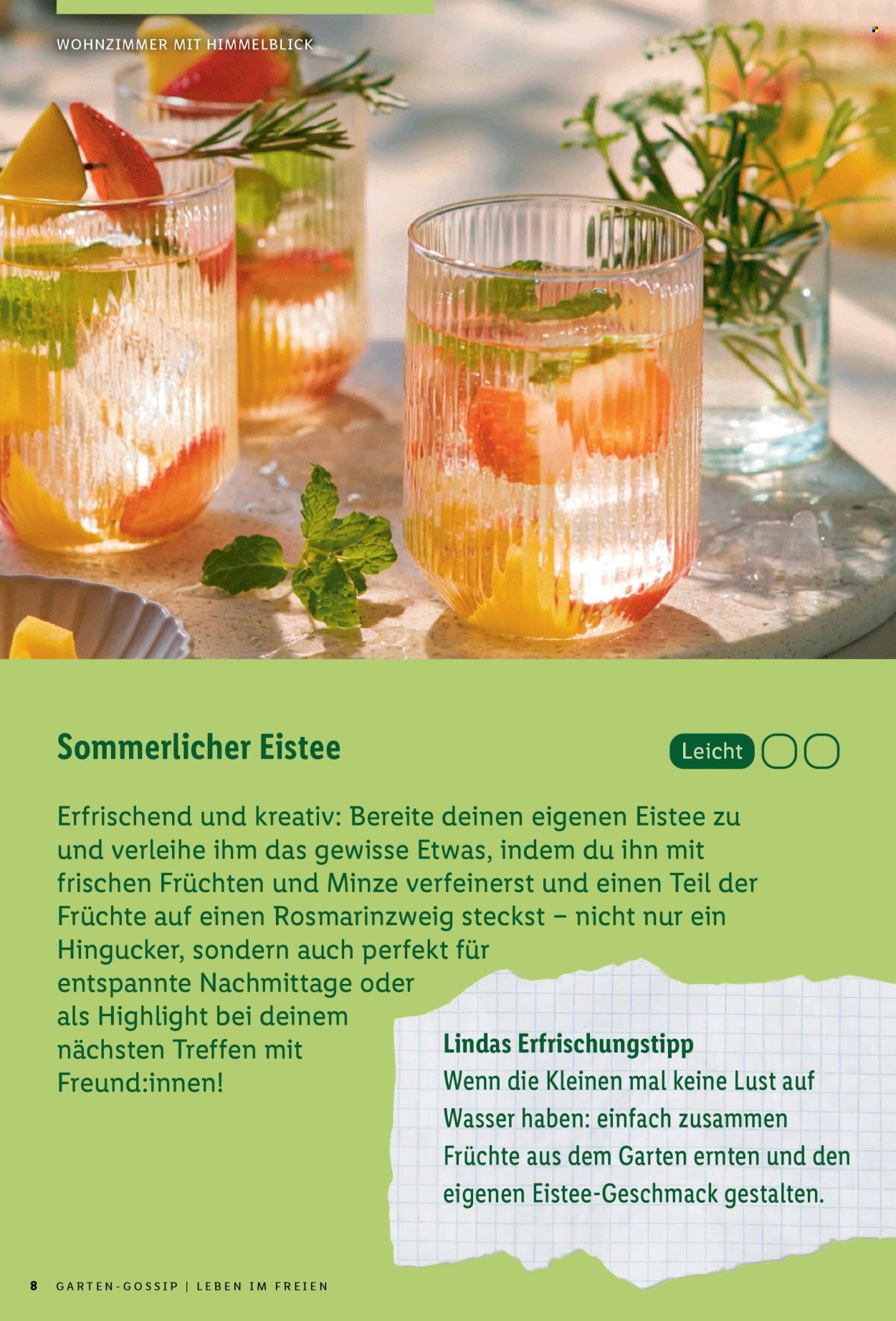 Catalogue Lidl. Page 8.