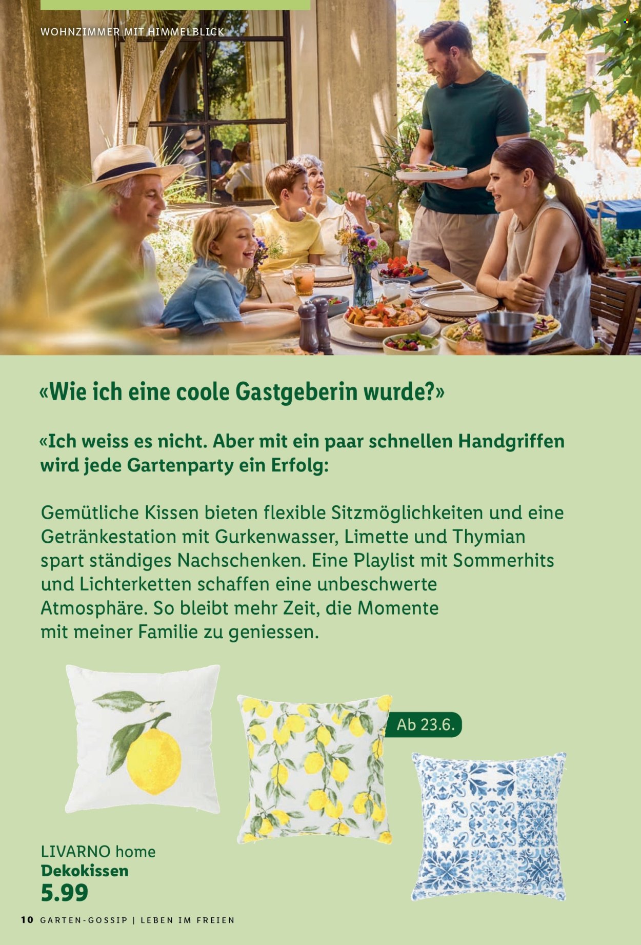 Catalogue Lidl. Page 10.