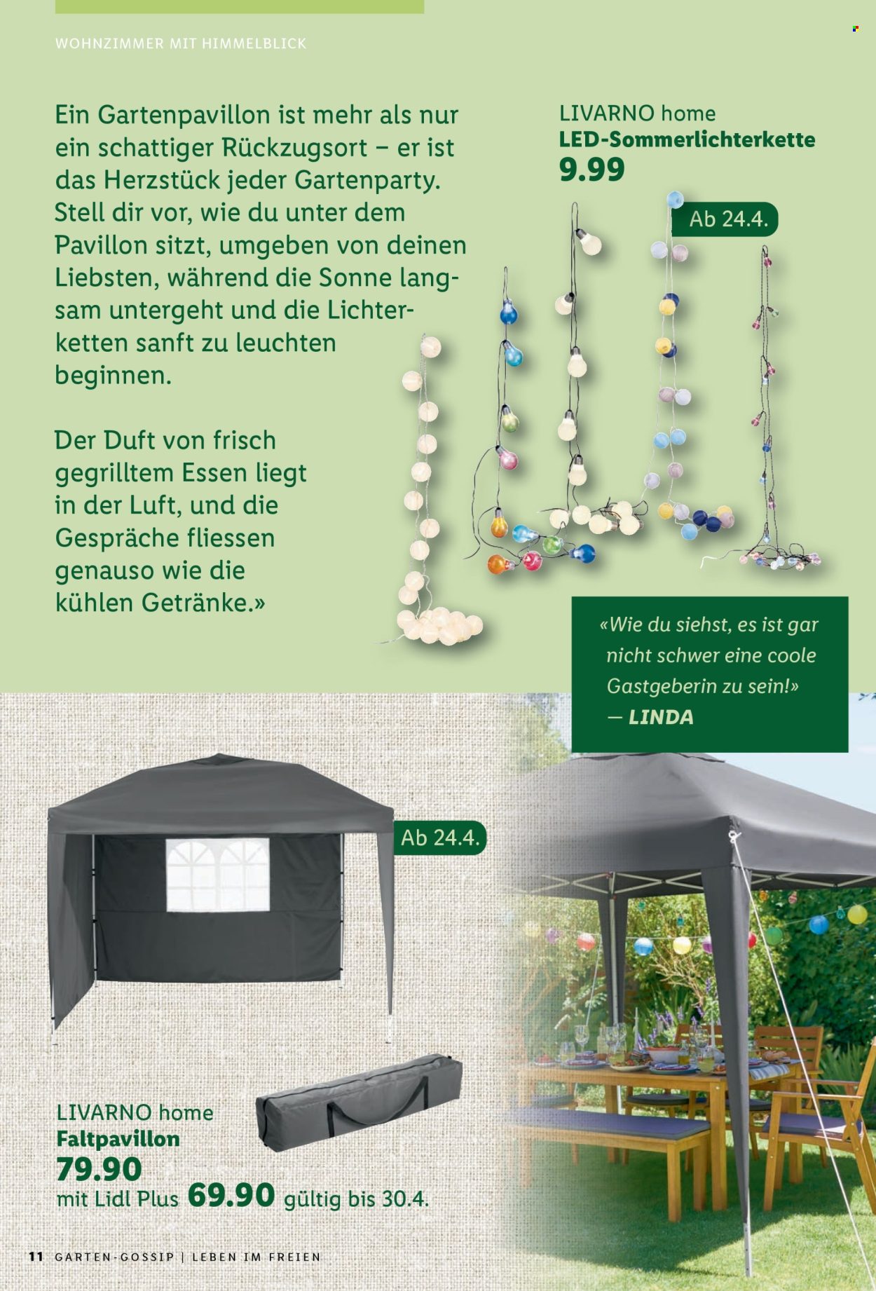 Catalogue Lidl. Page 11.