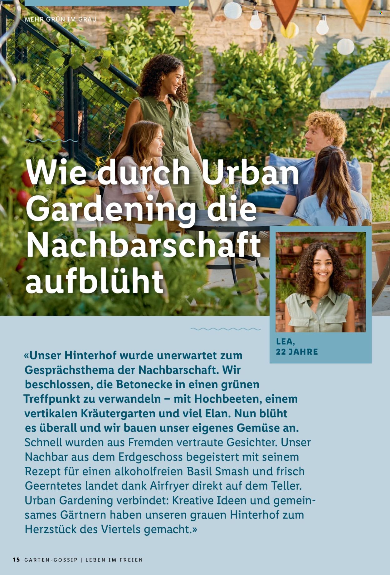 Catalogue Lidl. Page 15.