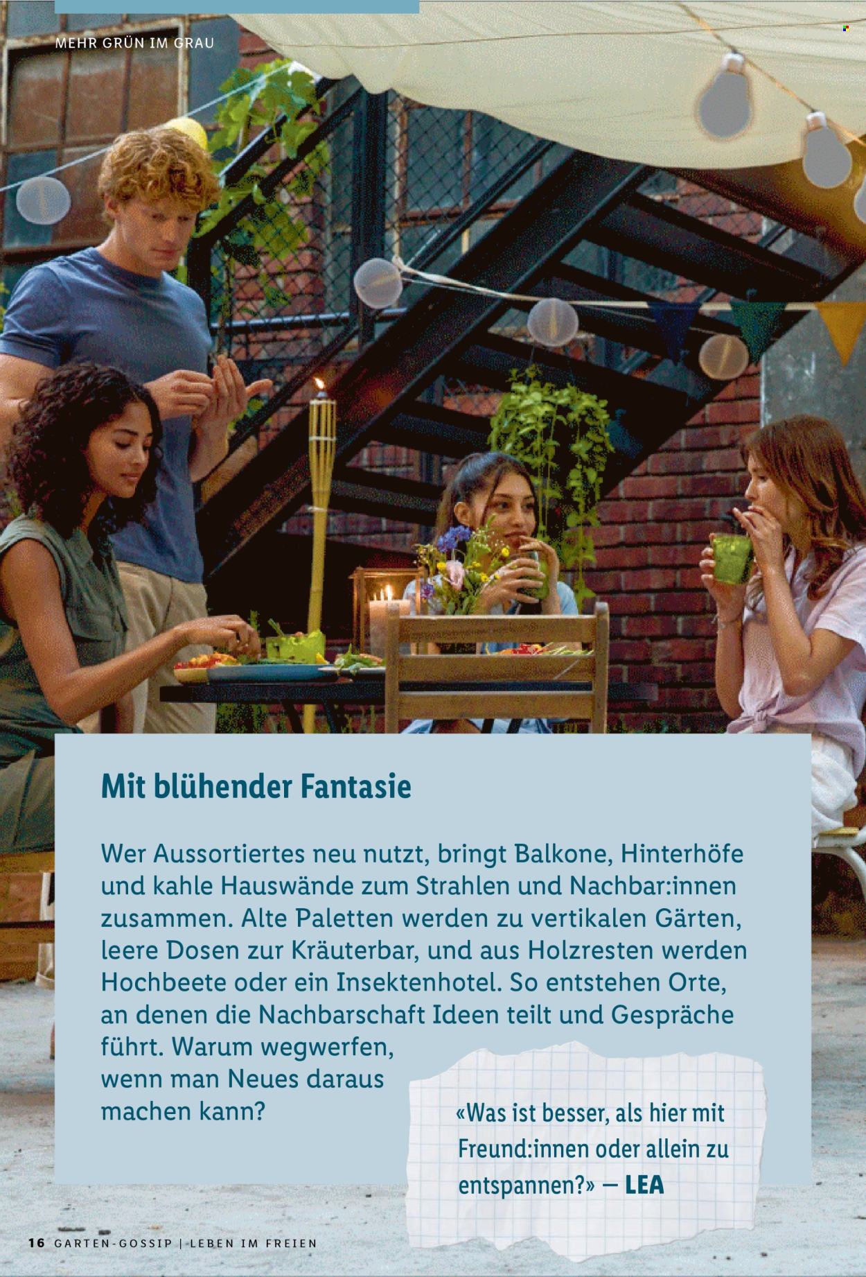 Catalogue Lidl. Page 16.