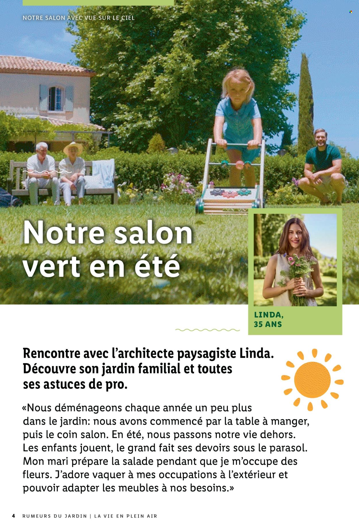 Catalogue Lidl. Page 4.