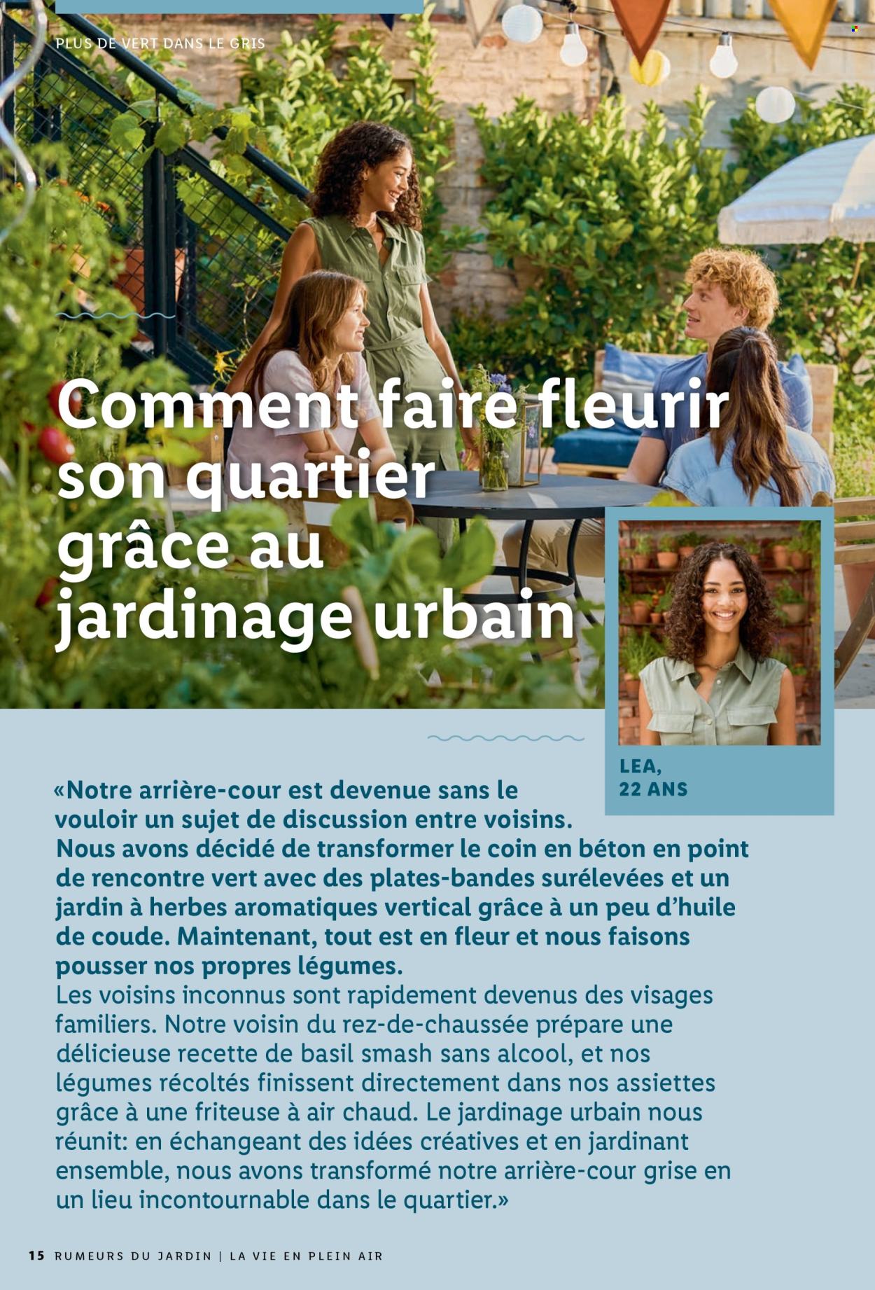 Catalogue Lidl. Page 15.