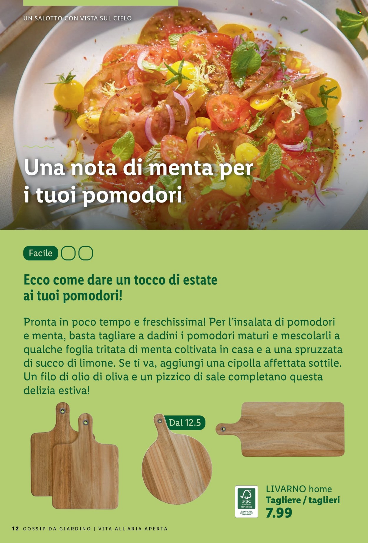 Catalogue Lidl. Page 12.