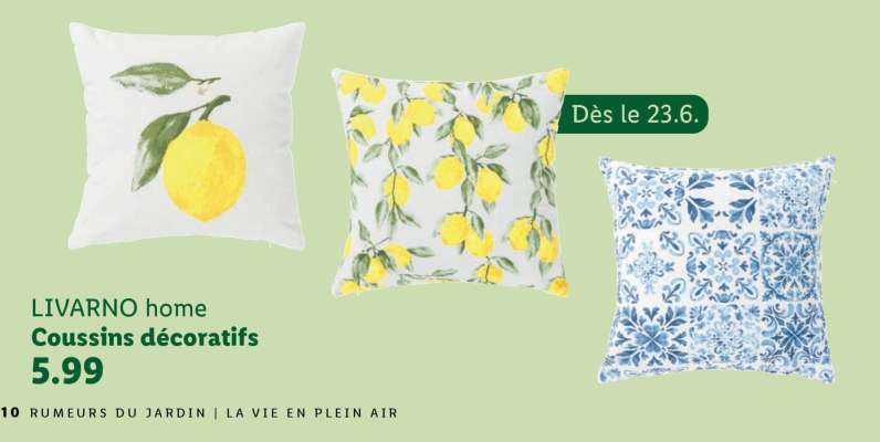 LIVARNO home Coussins décoratifs