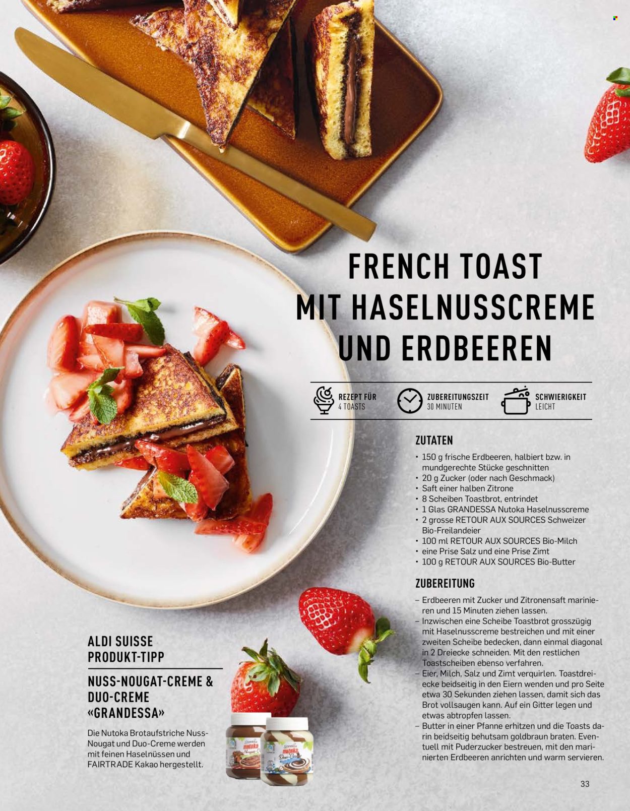 Catalogue Aldi. Page 33.