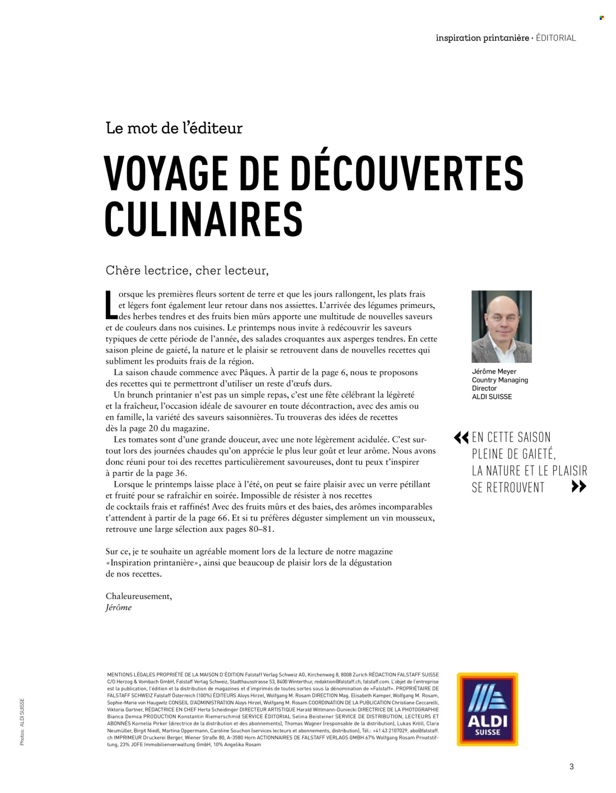Catalogue Aldi. Page 3.