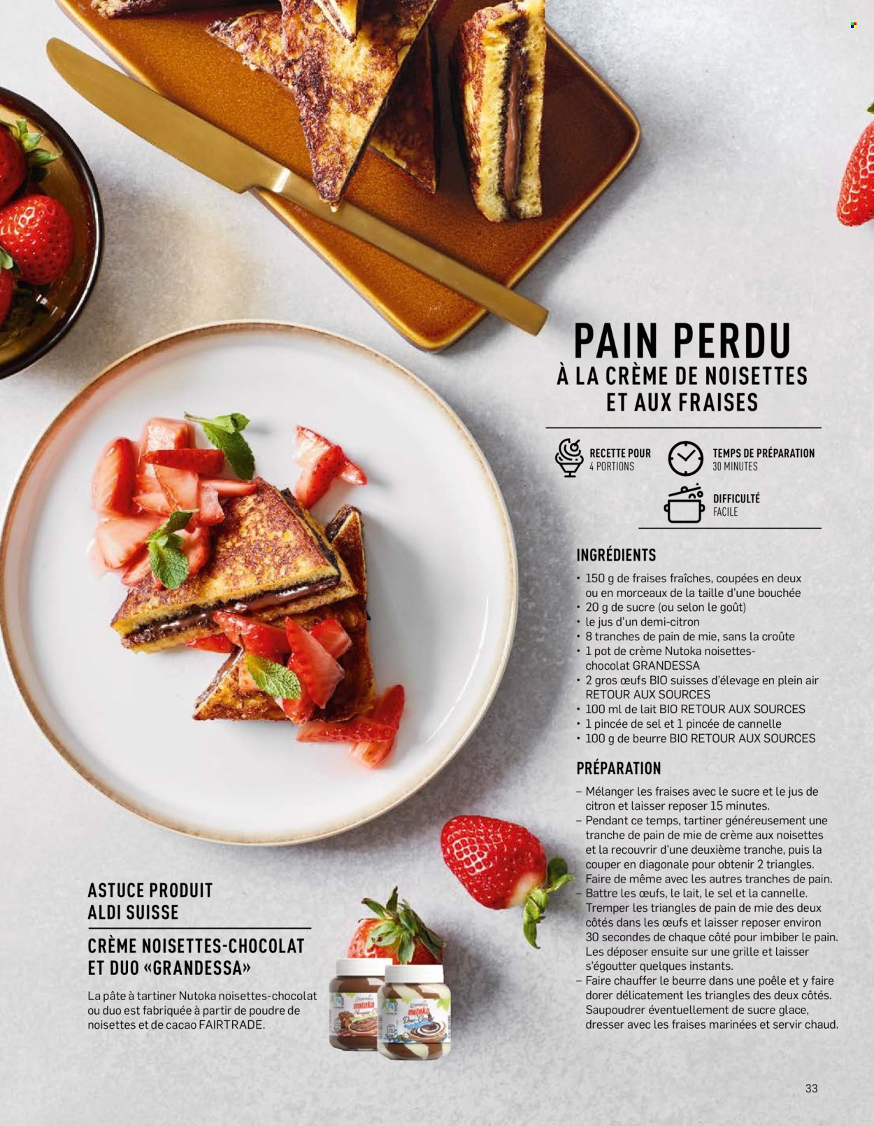 Catalogue Aldi. Page 33.