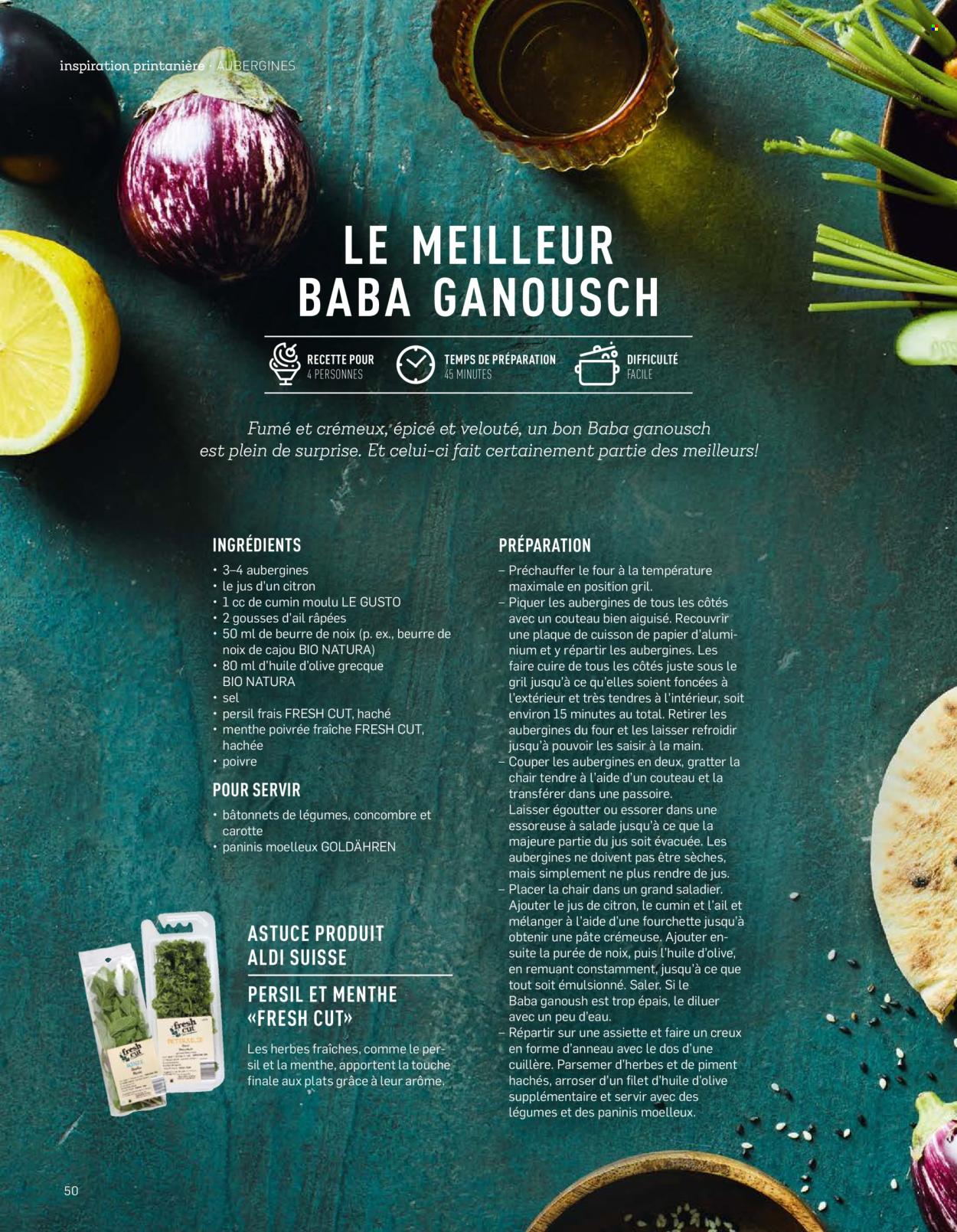 Catalogue Aldi. Page 50.