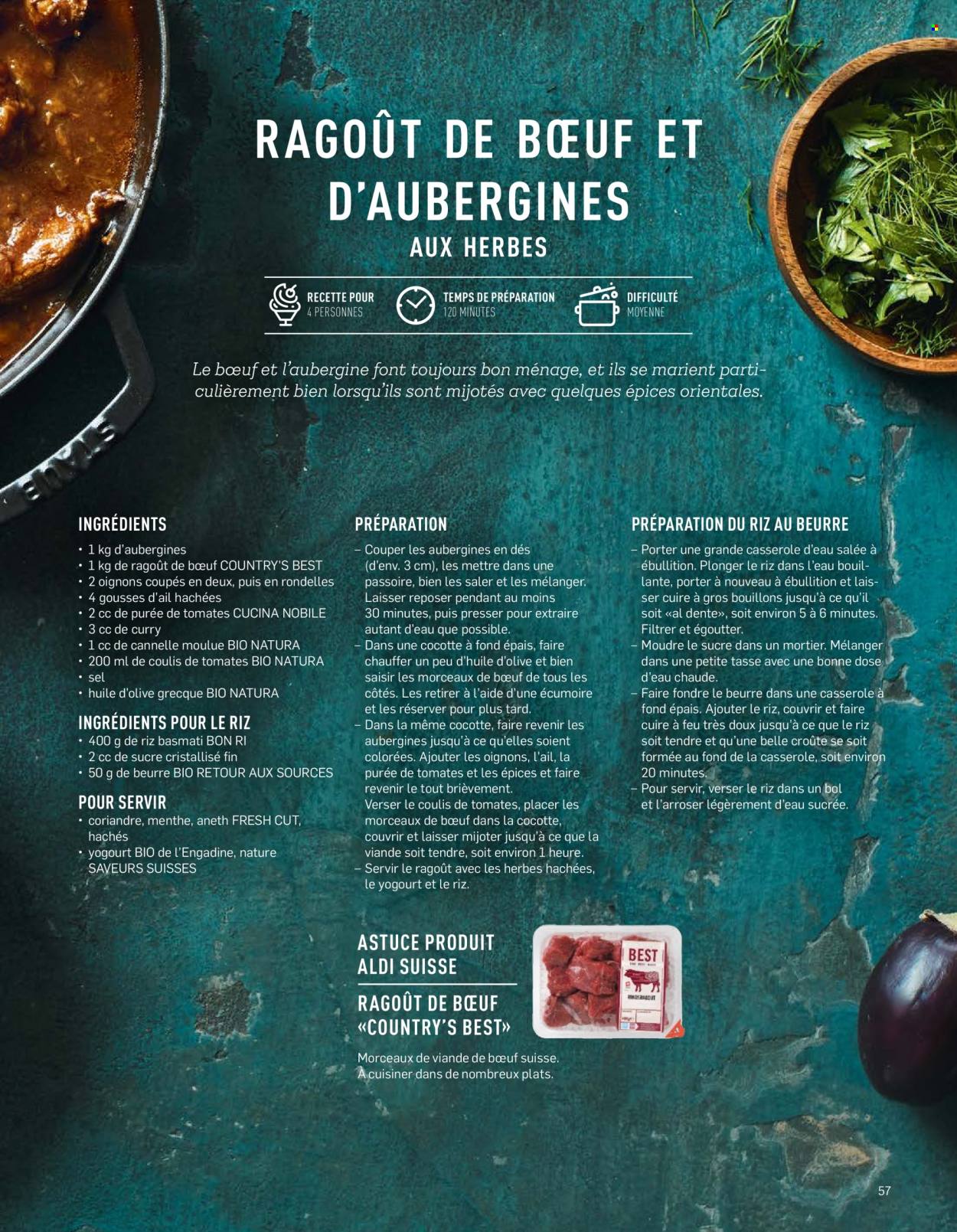 Catalogue Aldi. Page 57.