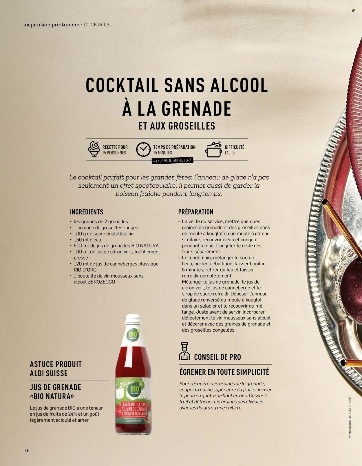 Catalogue Aldi. Page 76.