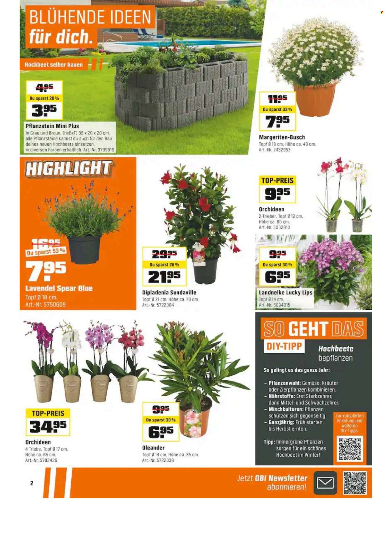 Catalogue OBI - 28.4.2025 - 10.5.2025. Page 2.