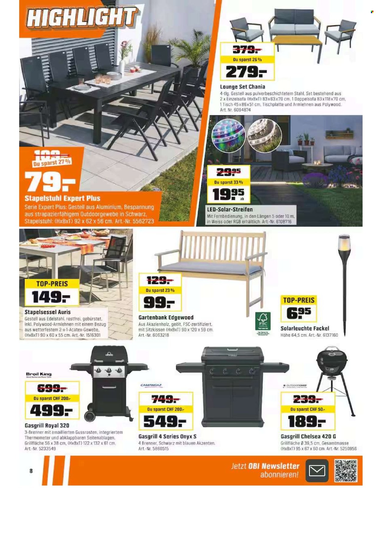 Catalogue OBI - 28.4.2025 - 10.5.2025. Page 8.