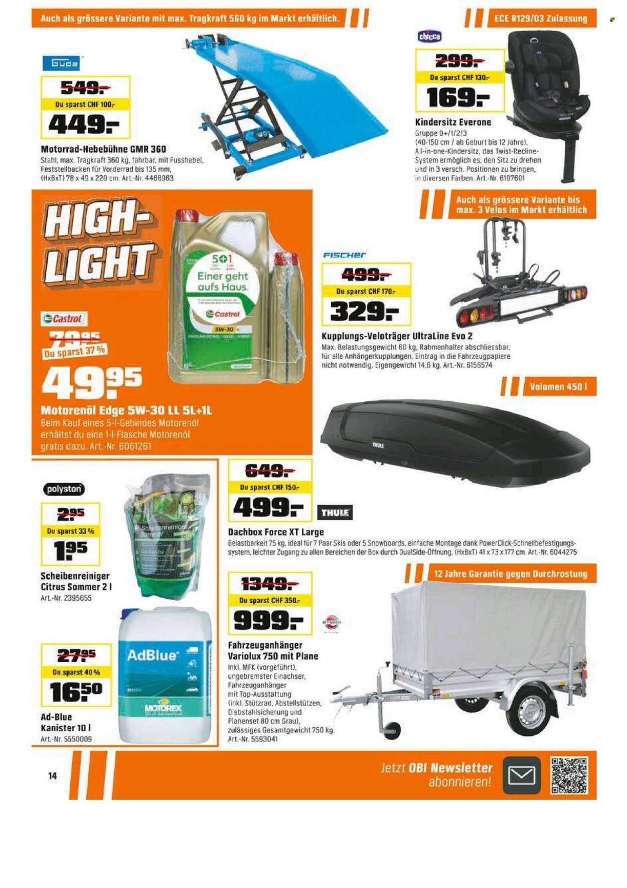 Catalogue OBI - 28.4.2025 - 10.5.2025. Page 14.