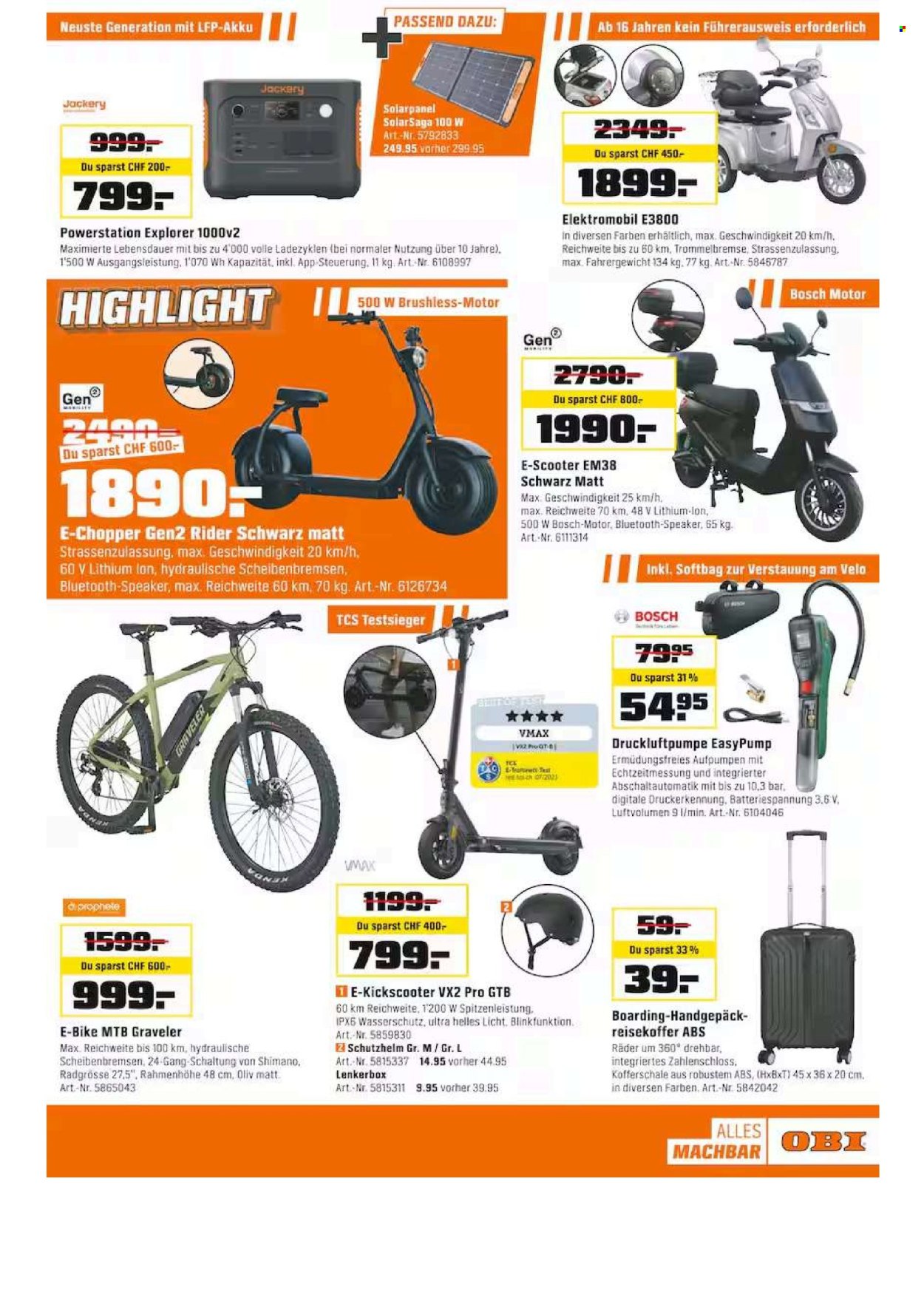 Catalogue OBI - 28.4.2025 - 10.5.2025. Page 15.