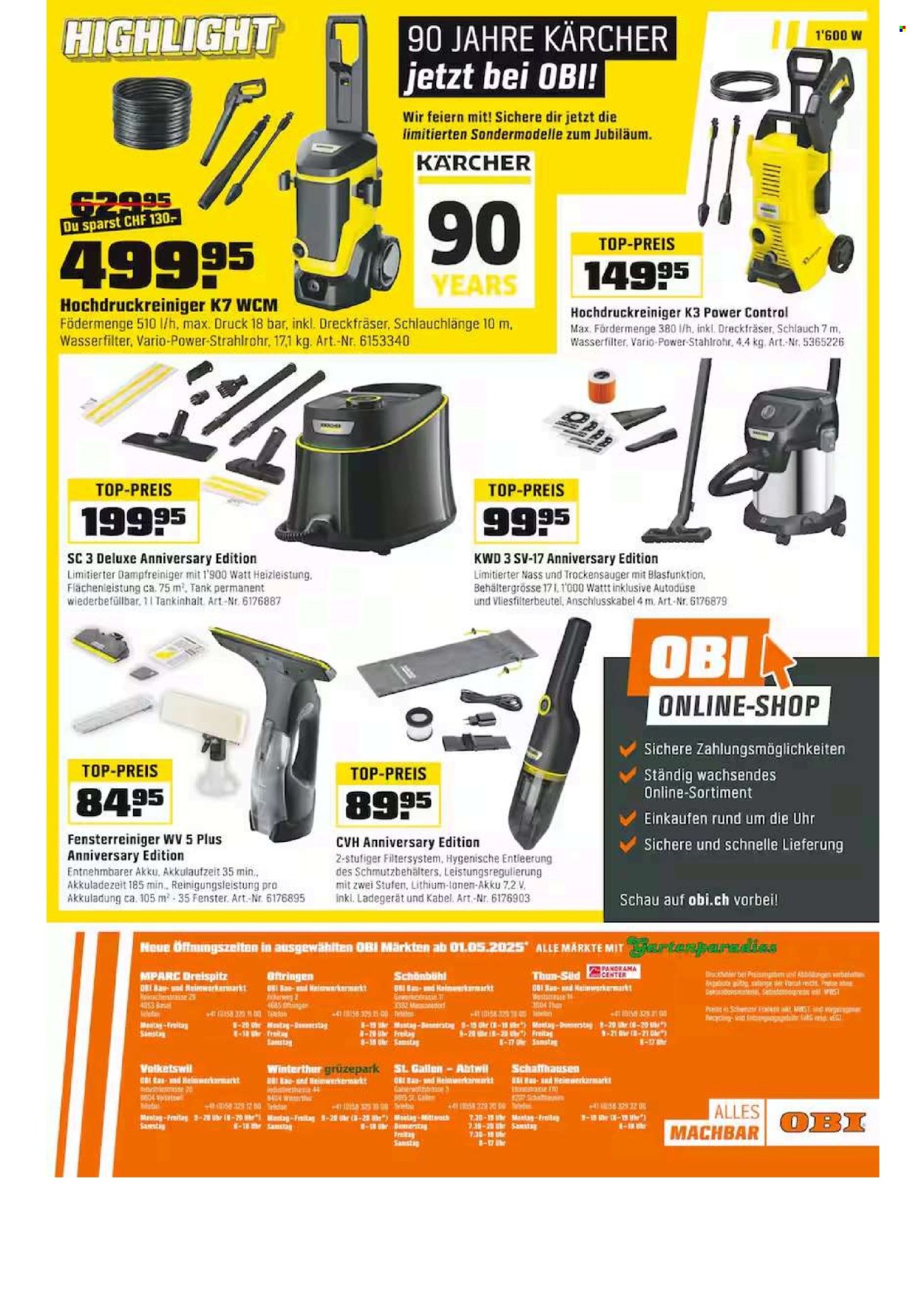 Catalogue OBI - 28.4.2025 - 10.5.2025. Page 16.