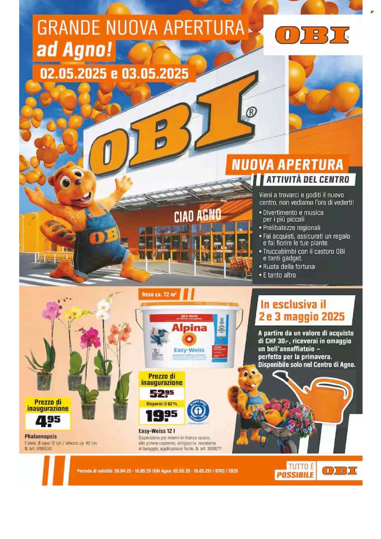Catalogue OBI - 28.4.2025 - 10.5.2025. Page 1.