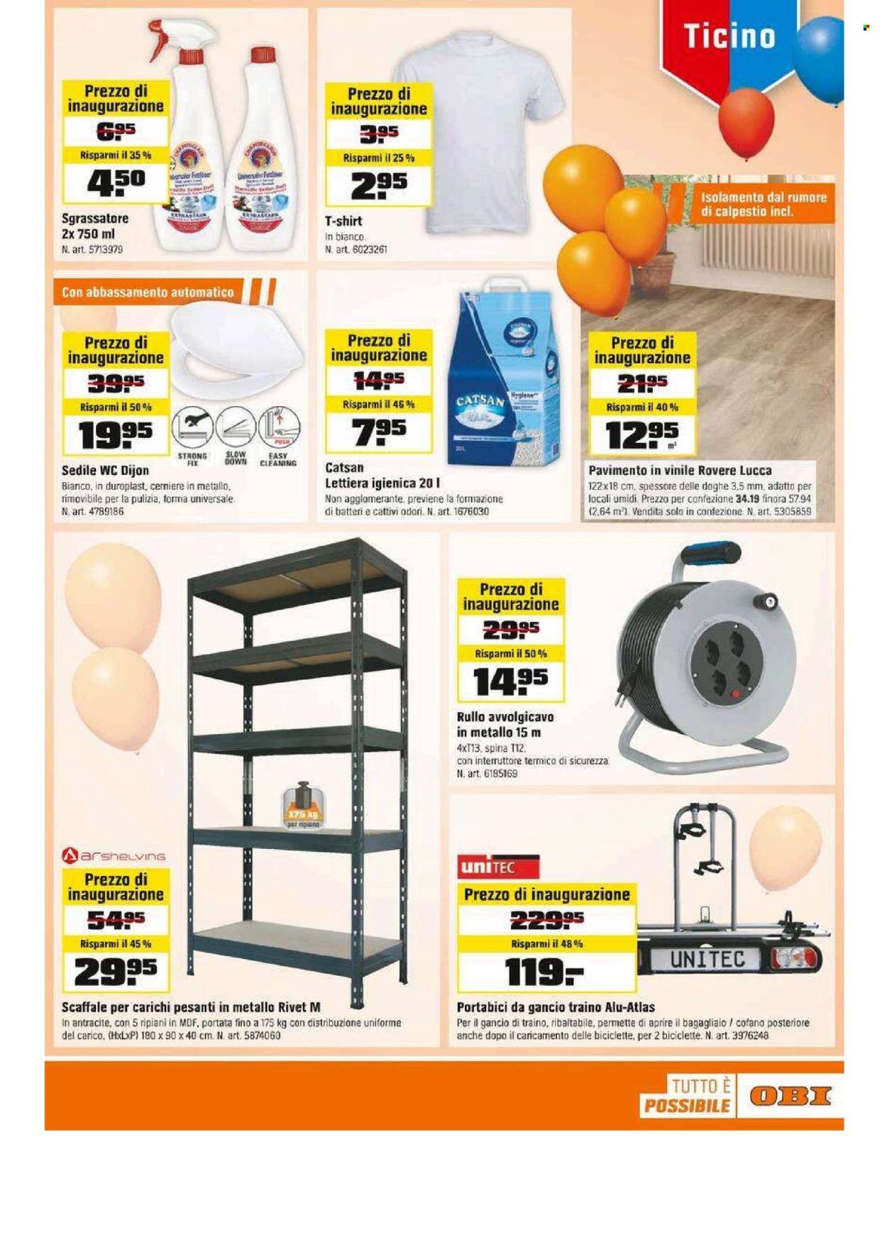 Catalogue OBI - 28.4.2025 - 10.5.2025. Page 19.