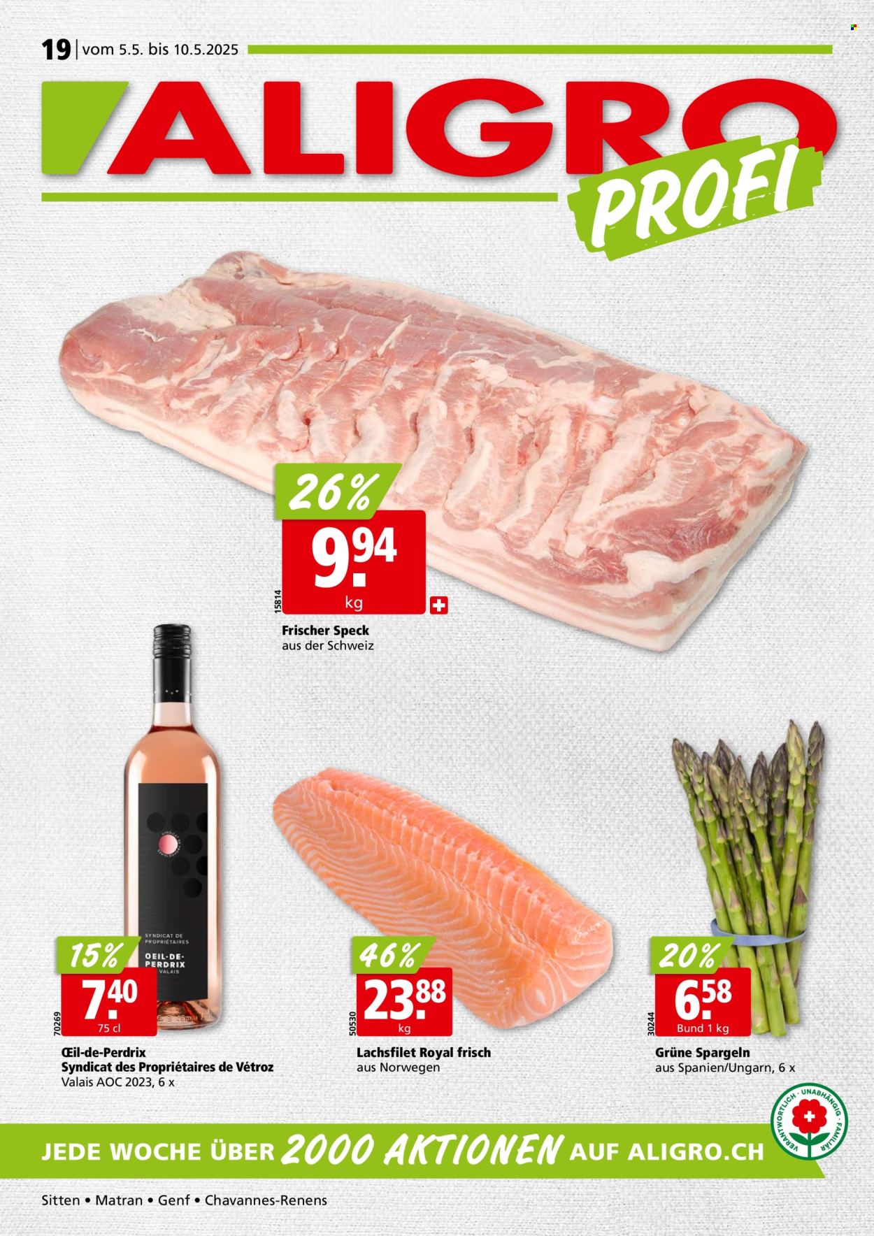 Catalogue ALIGRO - 5.5.2025 - 10.5.2025. Page 1.