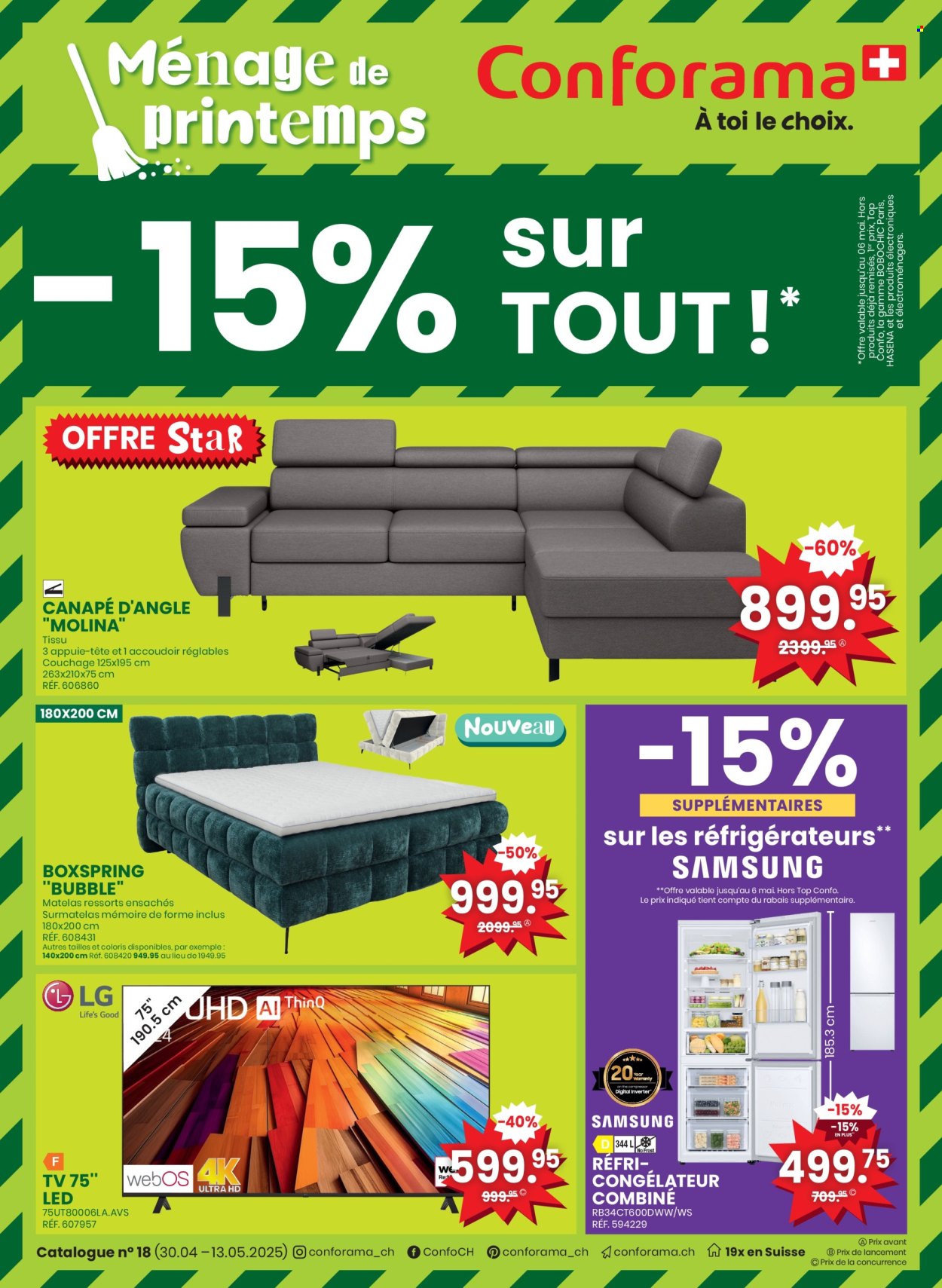Catalogue Conforama - 30.4.2025 - 13.5.2025. Page 1.