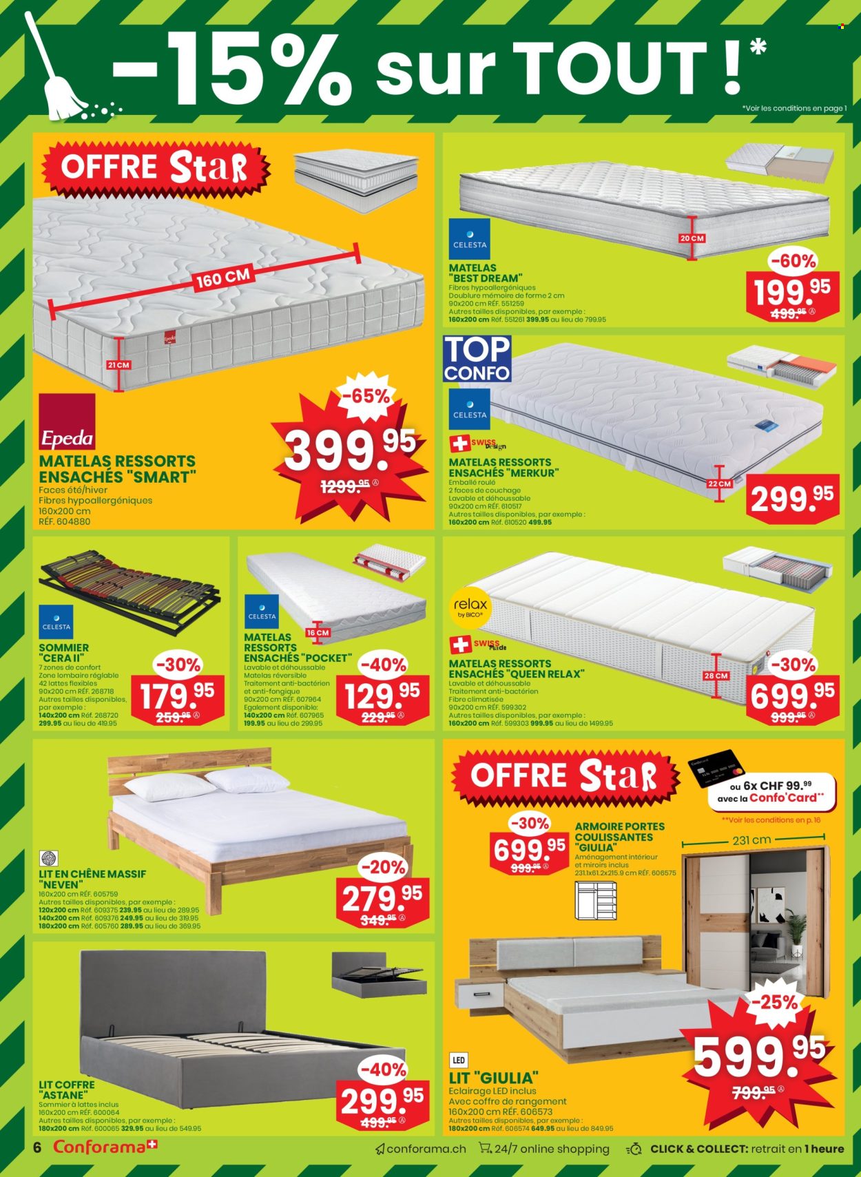 Catalogue Conforama - 30.4.2025 - 13.5.2025. Page 6.