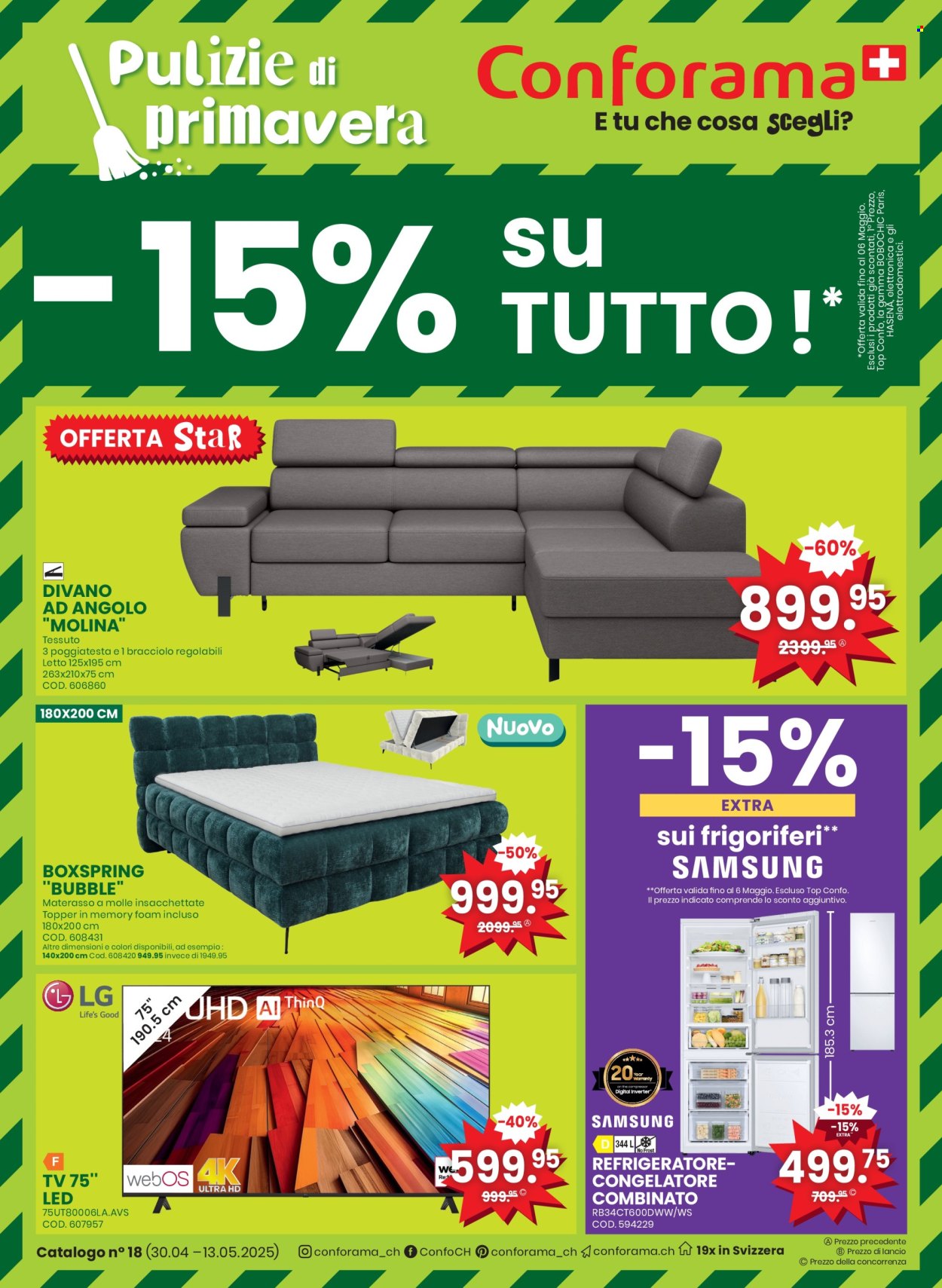 Catalogue Conforama - 30.4.2025 - 13.5.2025. Page 1.